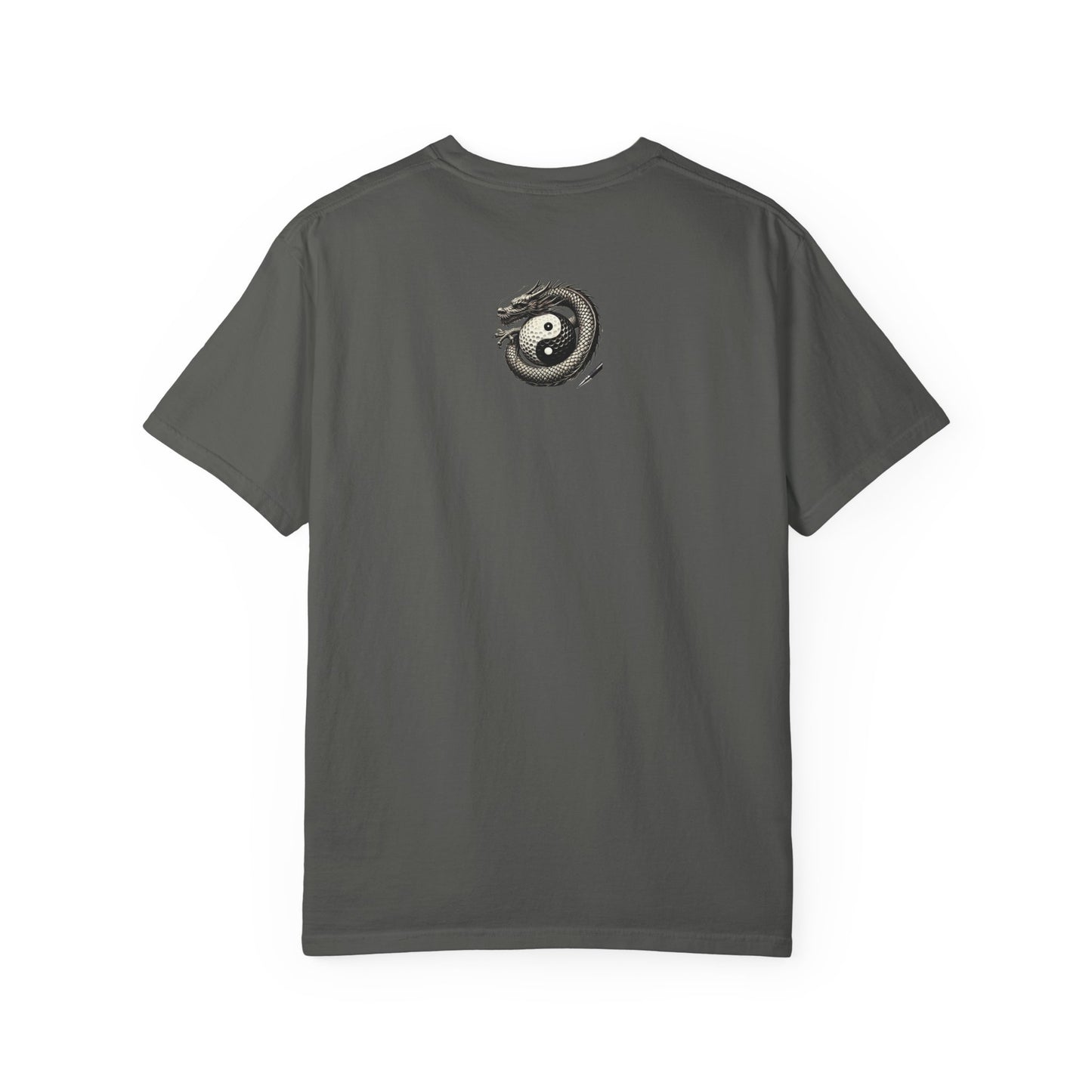 Zen Spot Golf Custom Yin Yang Dragon Golf Ball Graphic T-Shirt