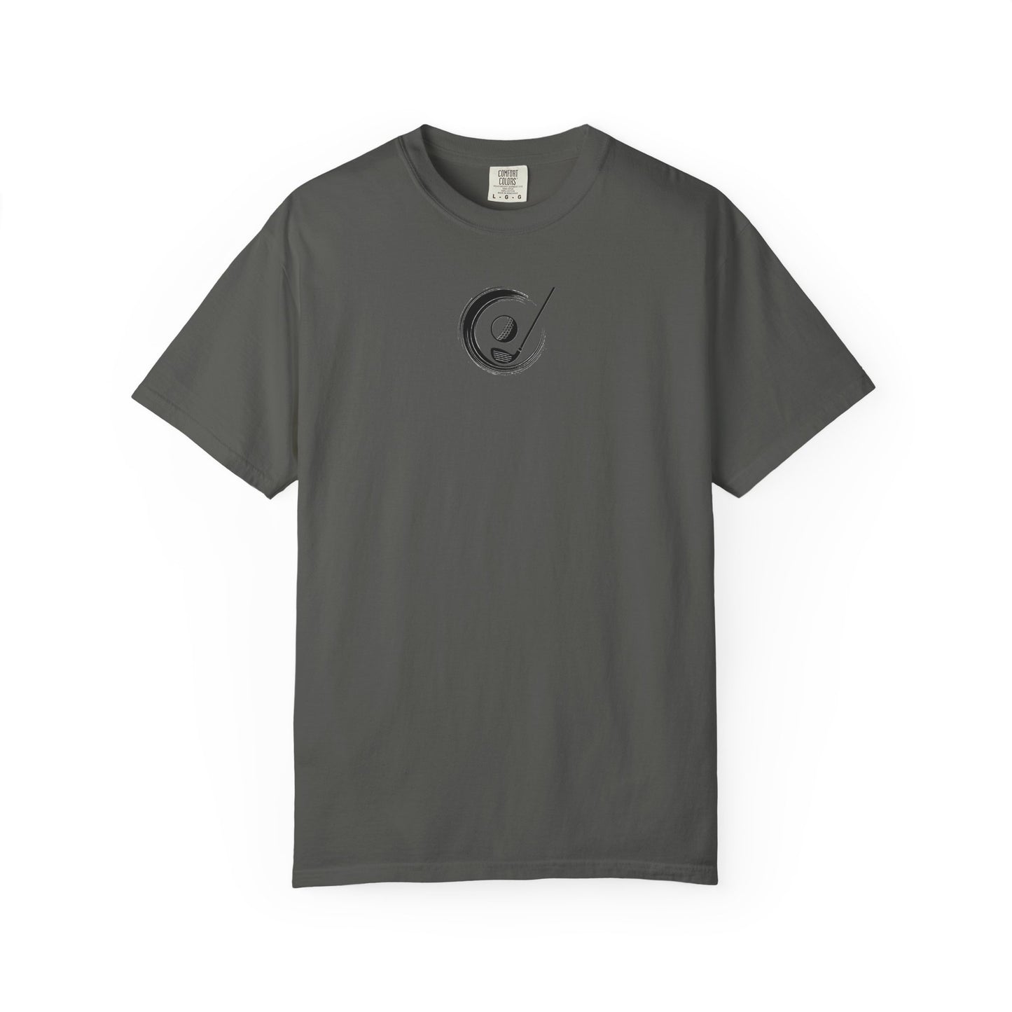 Zen Spot Golf Custom Monk Golfer Oil Painting Art Graphic T-Shirt