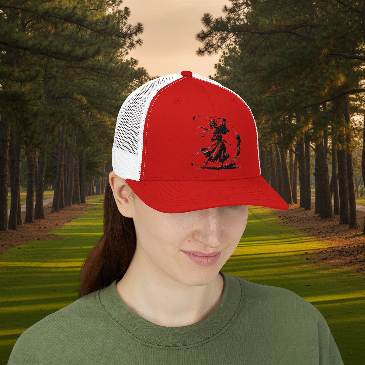 Zen Spot Golf Custom "Samurai Golf Swing" Trucker