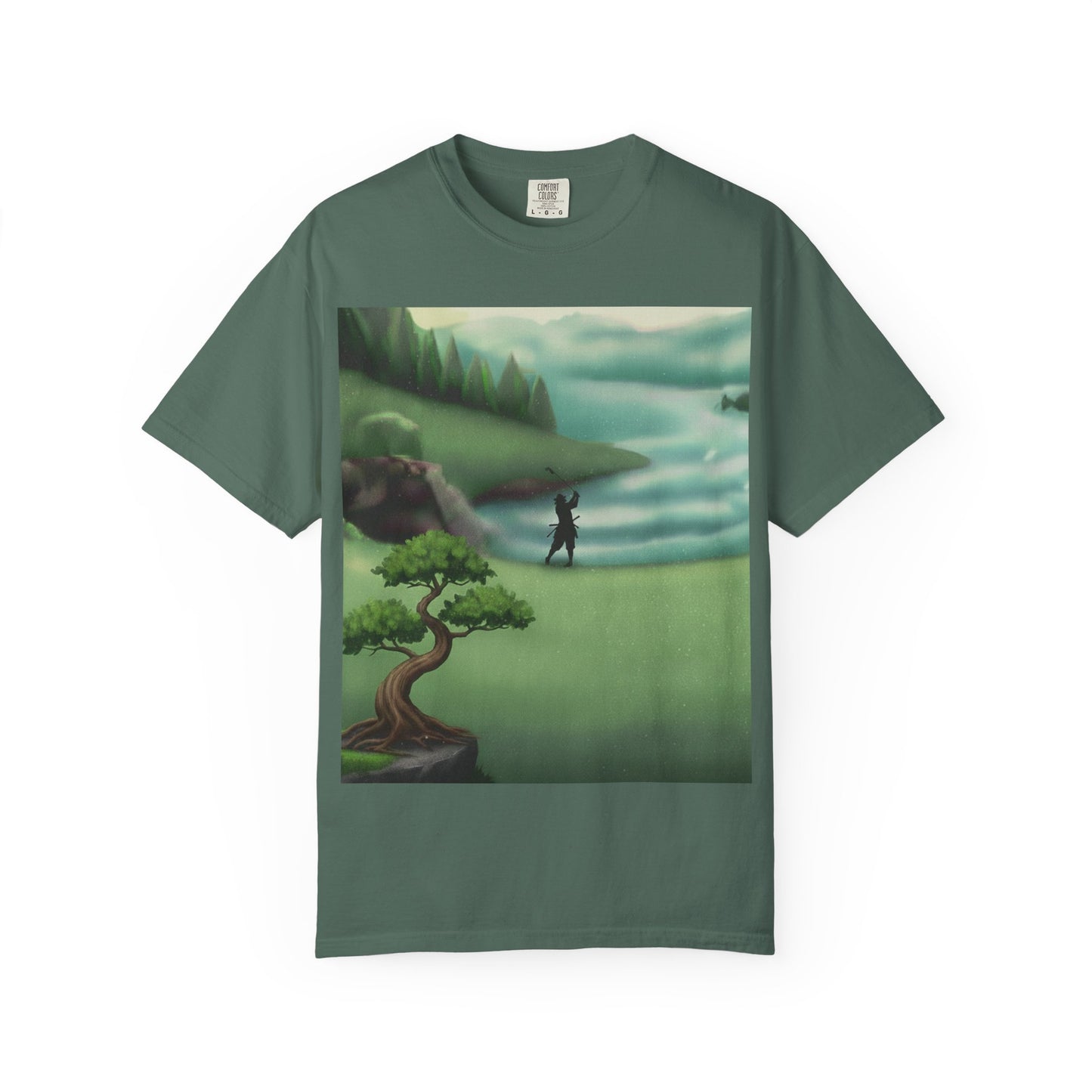Zen Spot Golf Custom Golf Course Landscape T‑Shirt