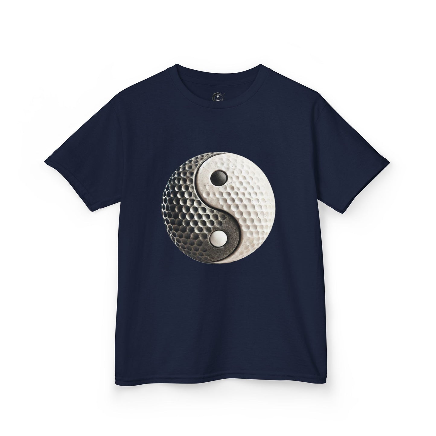 Zen Spot Golf Custom Stone Yin Yang Golf Ball Graphic T-Shirt