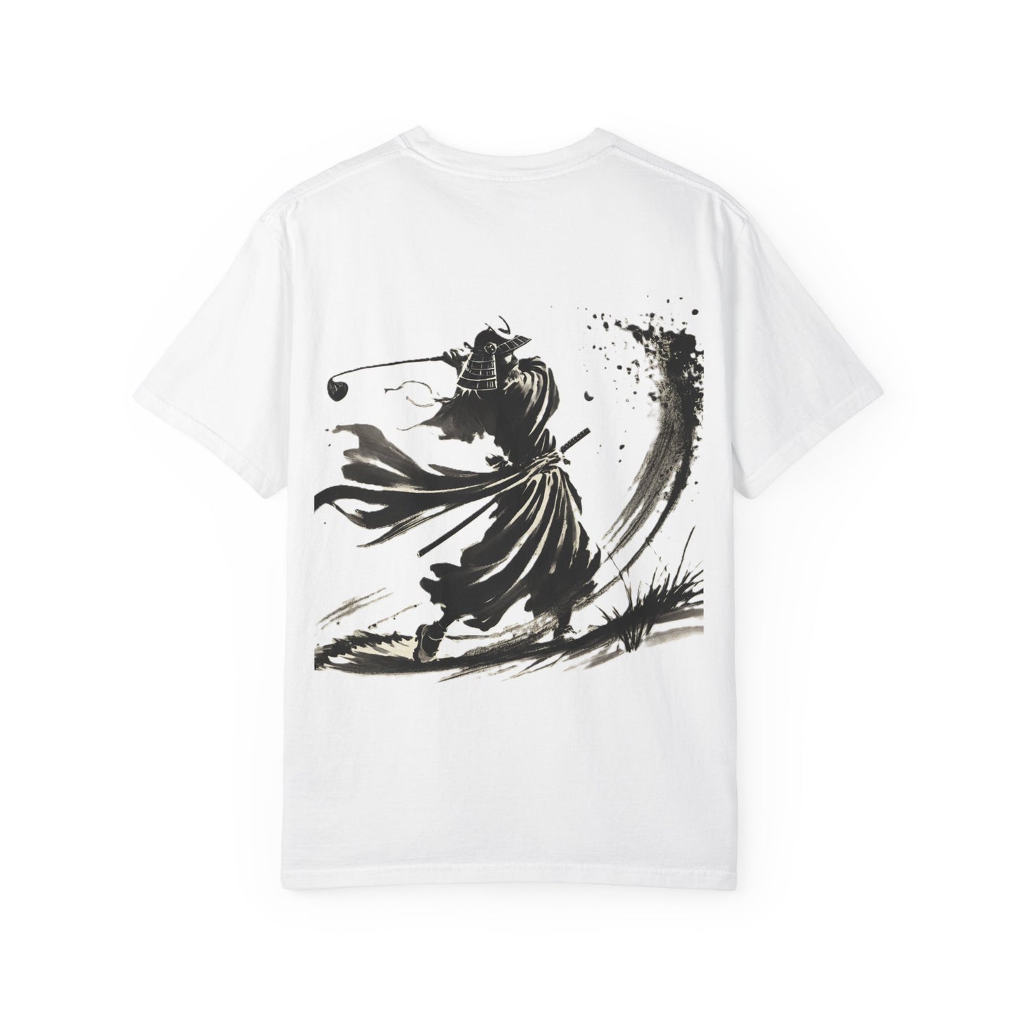 Samurai Golfer Brushstroke T-Shirt