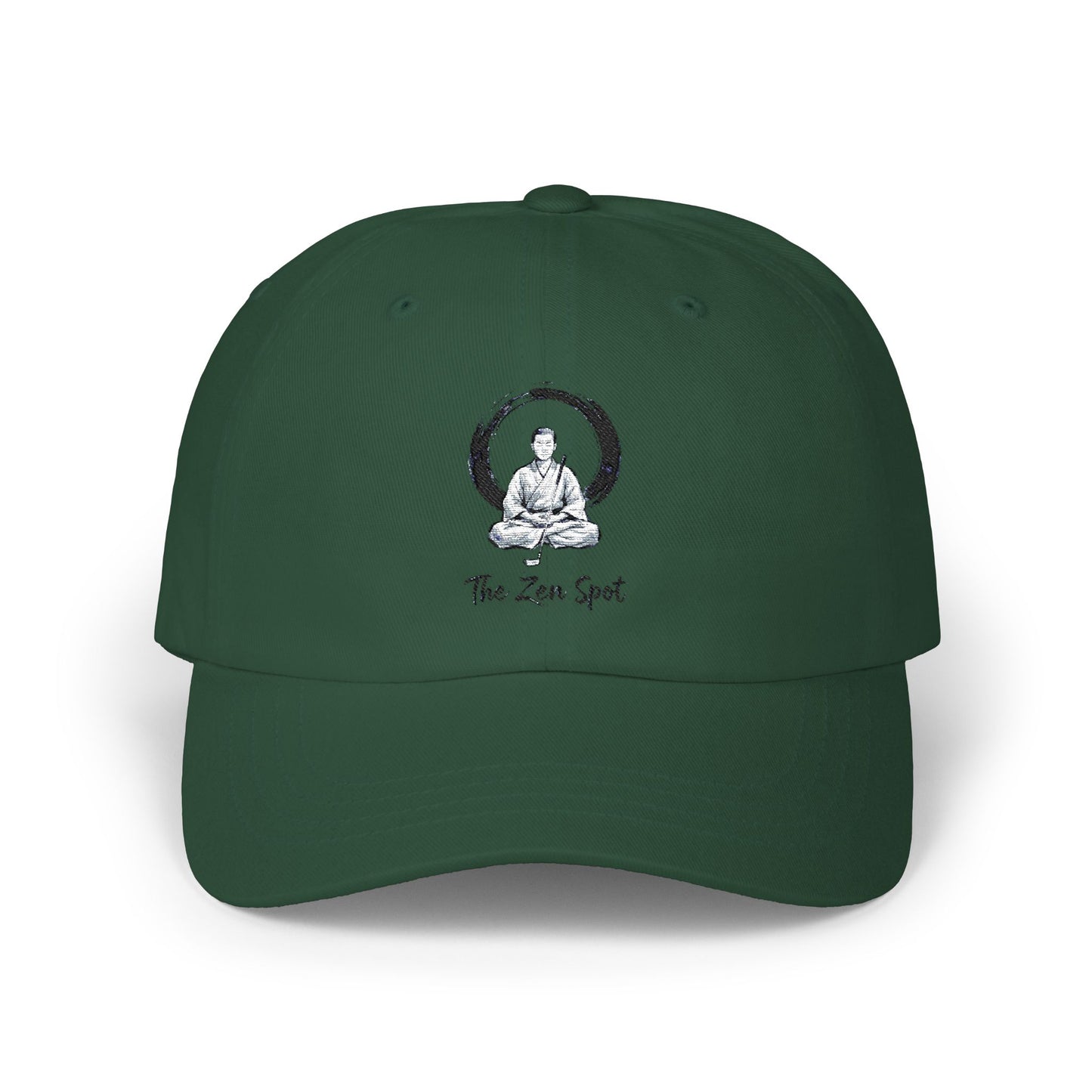 Zen Spot Golf Custom Yupoong Buddha Golfer Enso "The Zen Spot" Cap | Classic Dad Cap