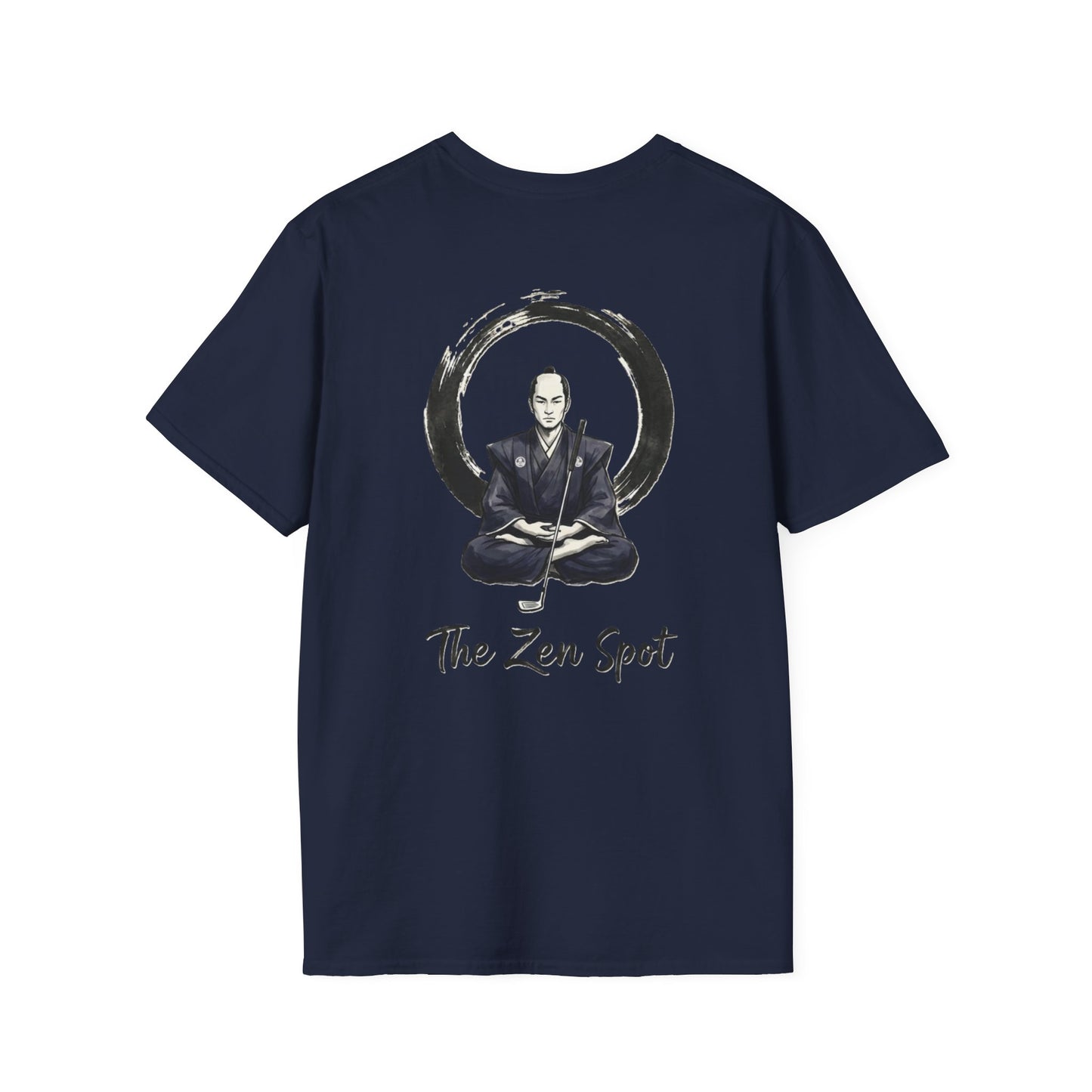 Zen Spot Golf Custom Gildan Zen Samurai Meditation Tee | The Zen Spot graphic t-shirt