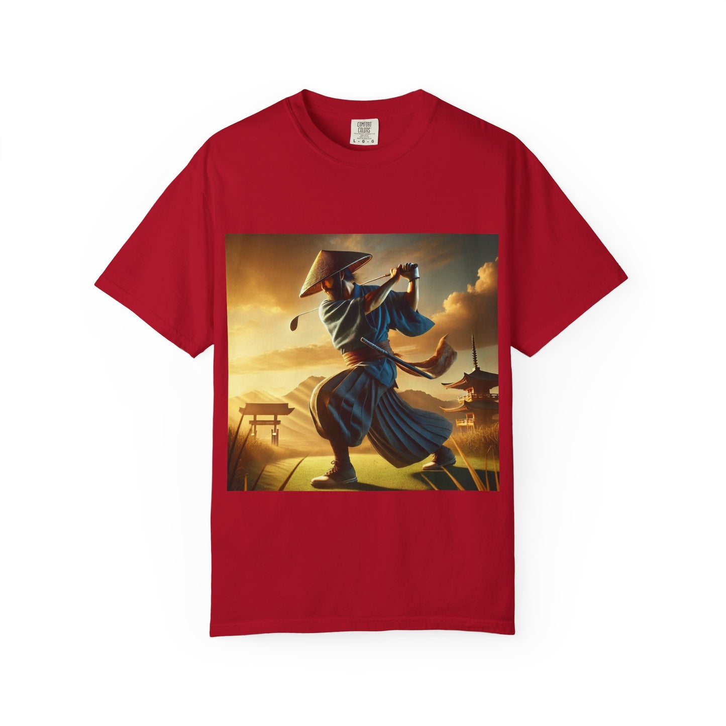 Samurai Sunset T-Shirt — Vintage Martial Arts Graphic Tee