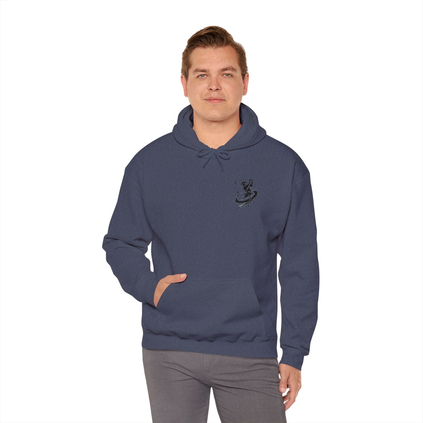 Brush Stroke Kendo Samurai Golf Swing Hoodie