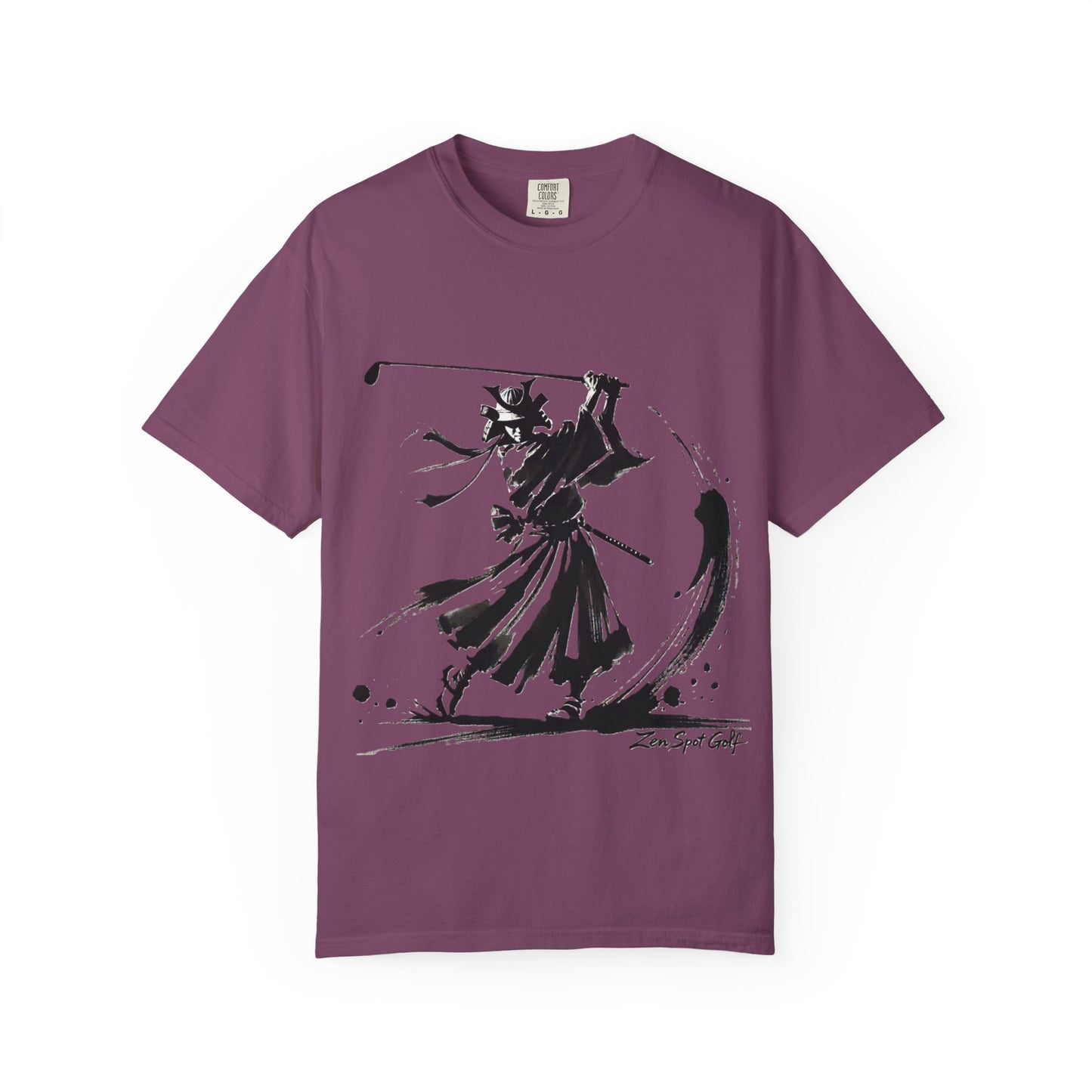 Zen Spot Golf Custom Samurai Brushstroke T-Shirt