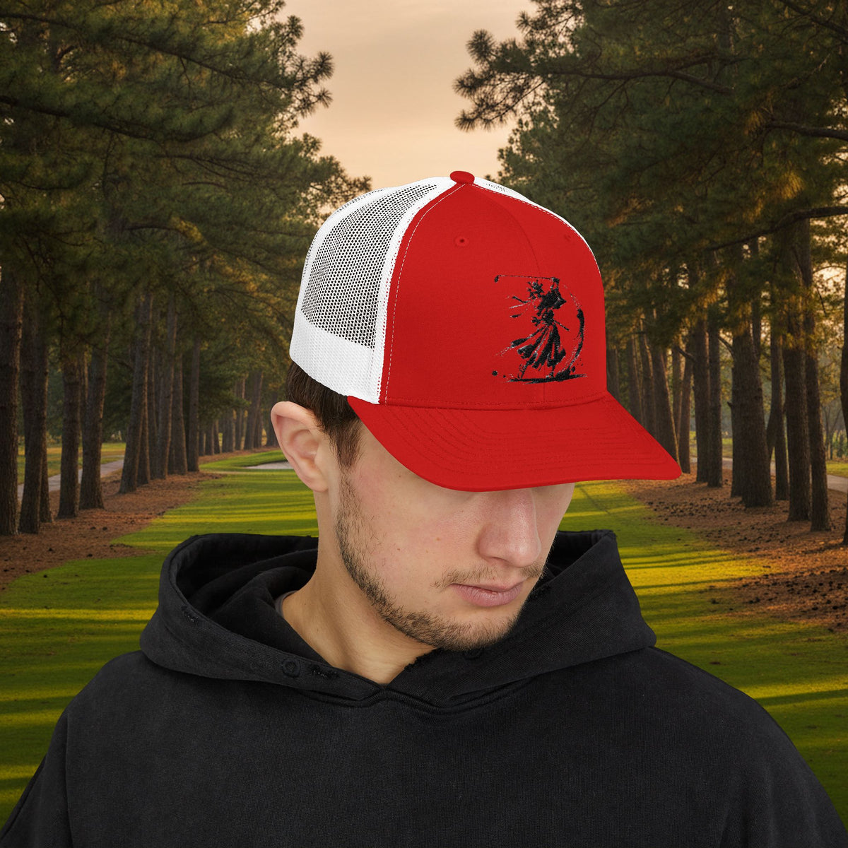 Zen Spot Golf Custom "Samurai Golf Swing" Trucker