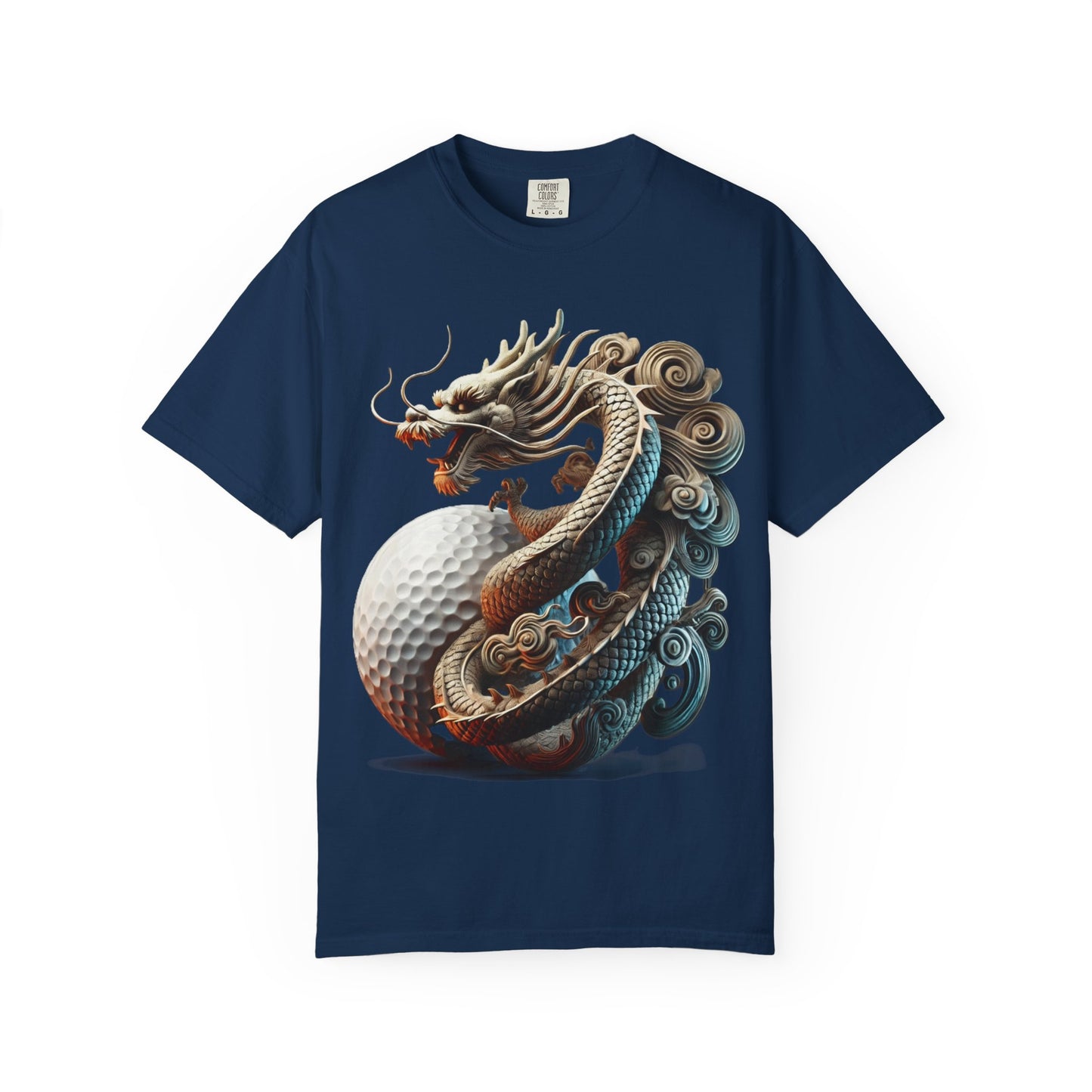 Zen Spot Customized Comfort Colors Dragon Golf Ball T-Shirt — Zen Spot Graphic Tee