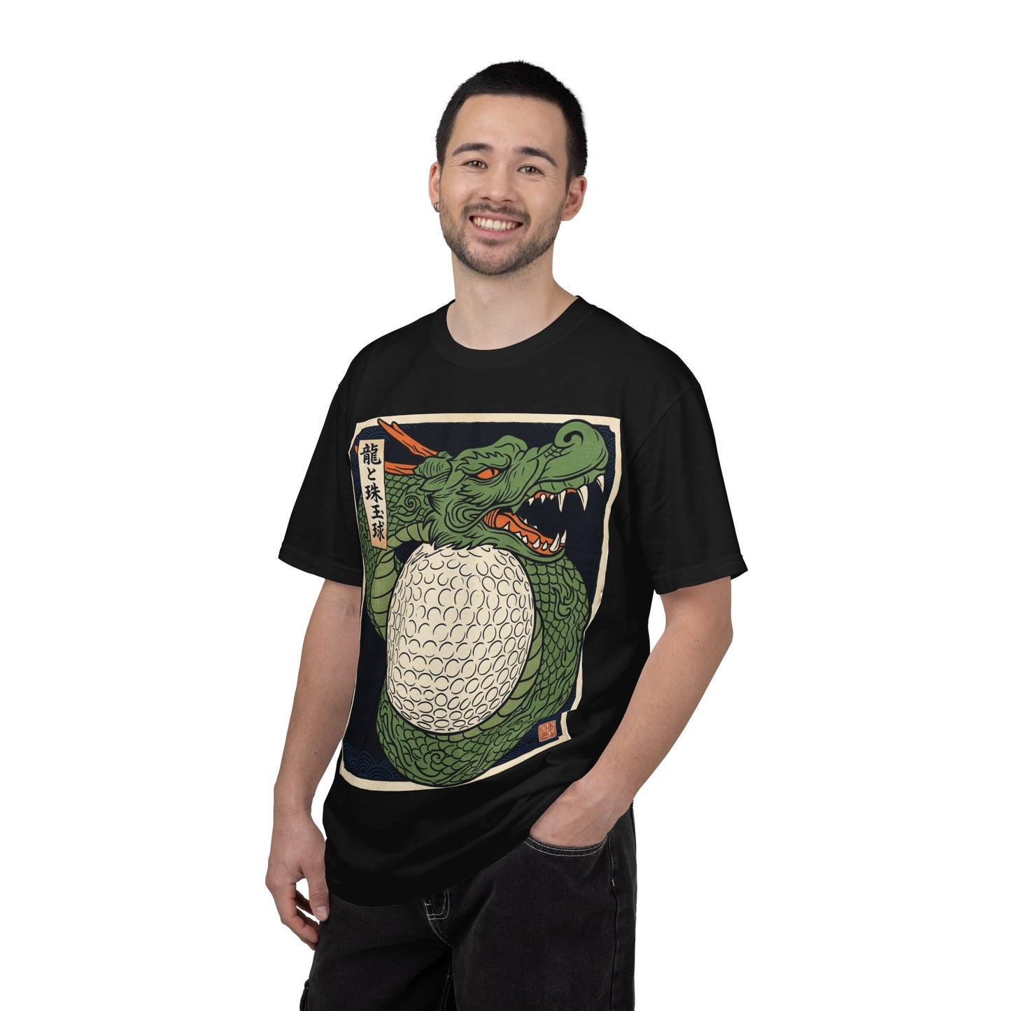 Zen Spot Golf Custom "The Dragon and the Precious Pearl Ball" Graphic T-Shirt