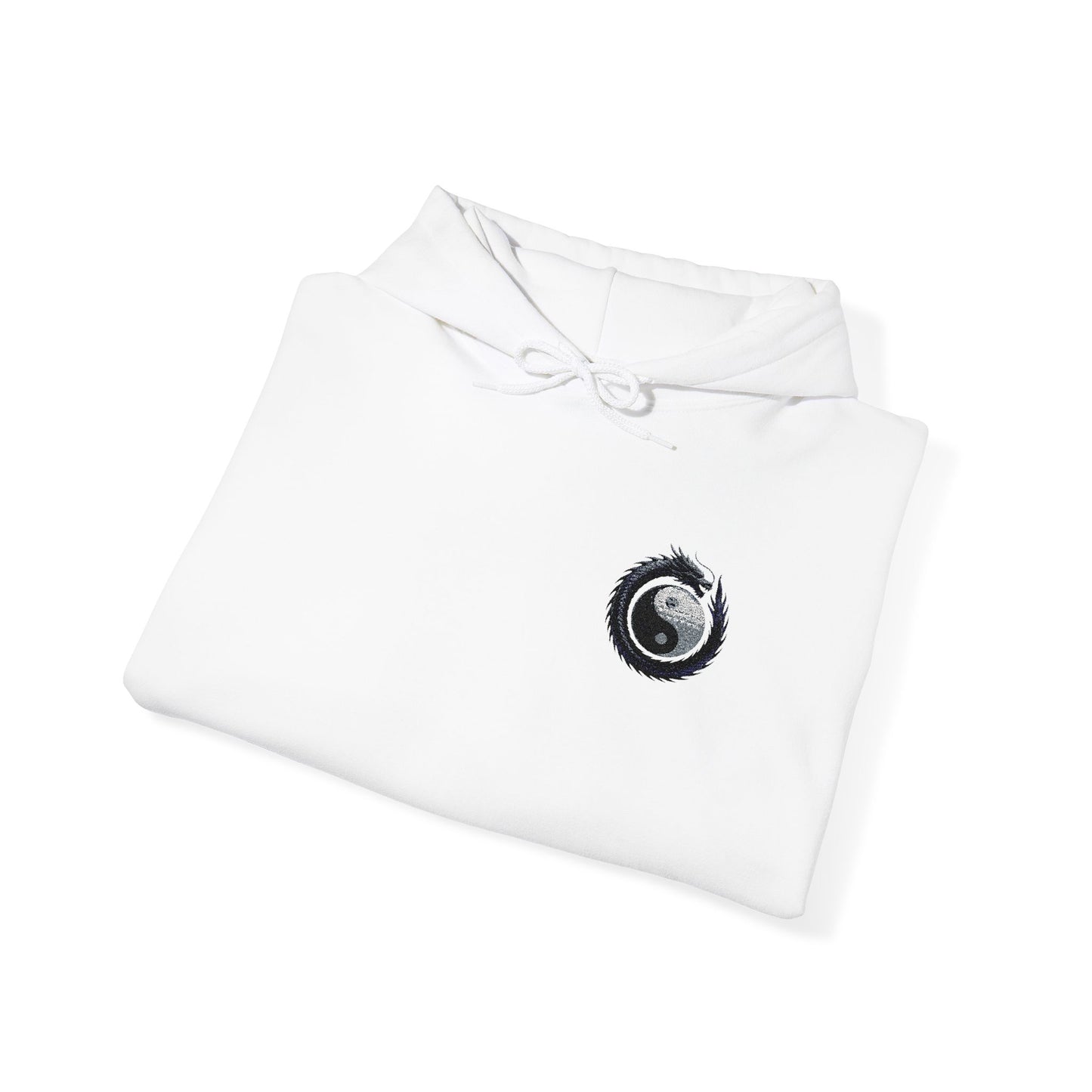 Zen Spot Golf Custom Gildan Yin Yang Golf Ball Dragon Hoodie Minimalist Emblem Sweatshirt