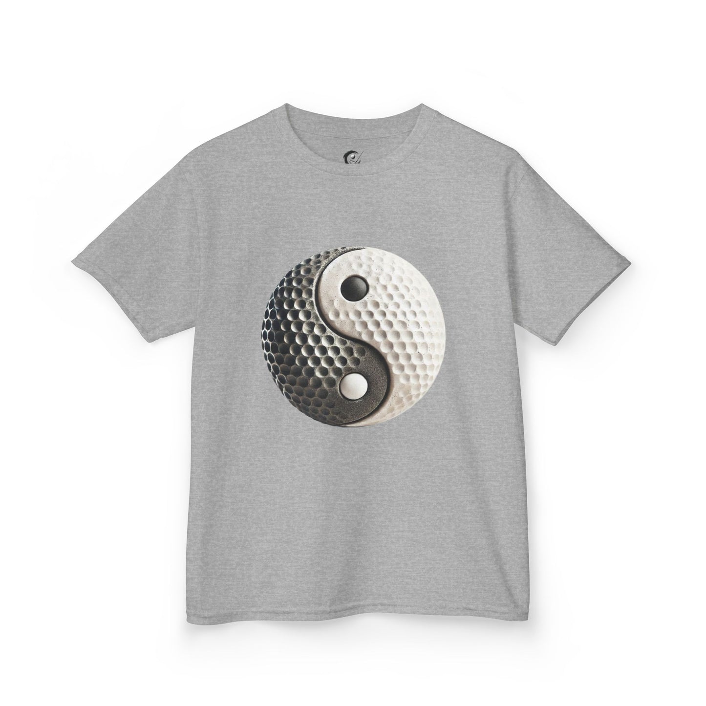 Zen Spot Golf Custom Stone Yin Yang Golf Ball Graphic T-Shirt