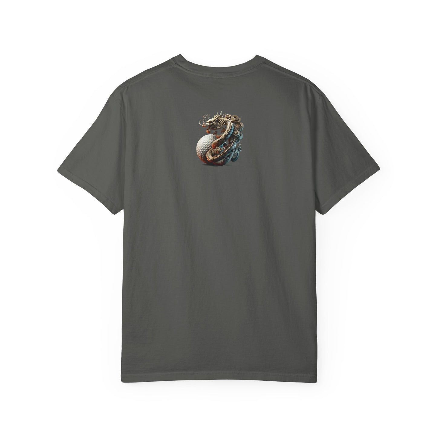 Zen Spot Golf Custom Dragon Golf Ball Graphic T-Shirt