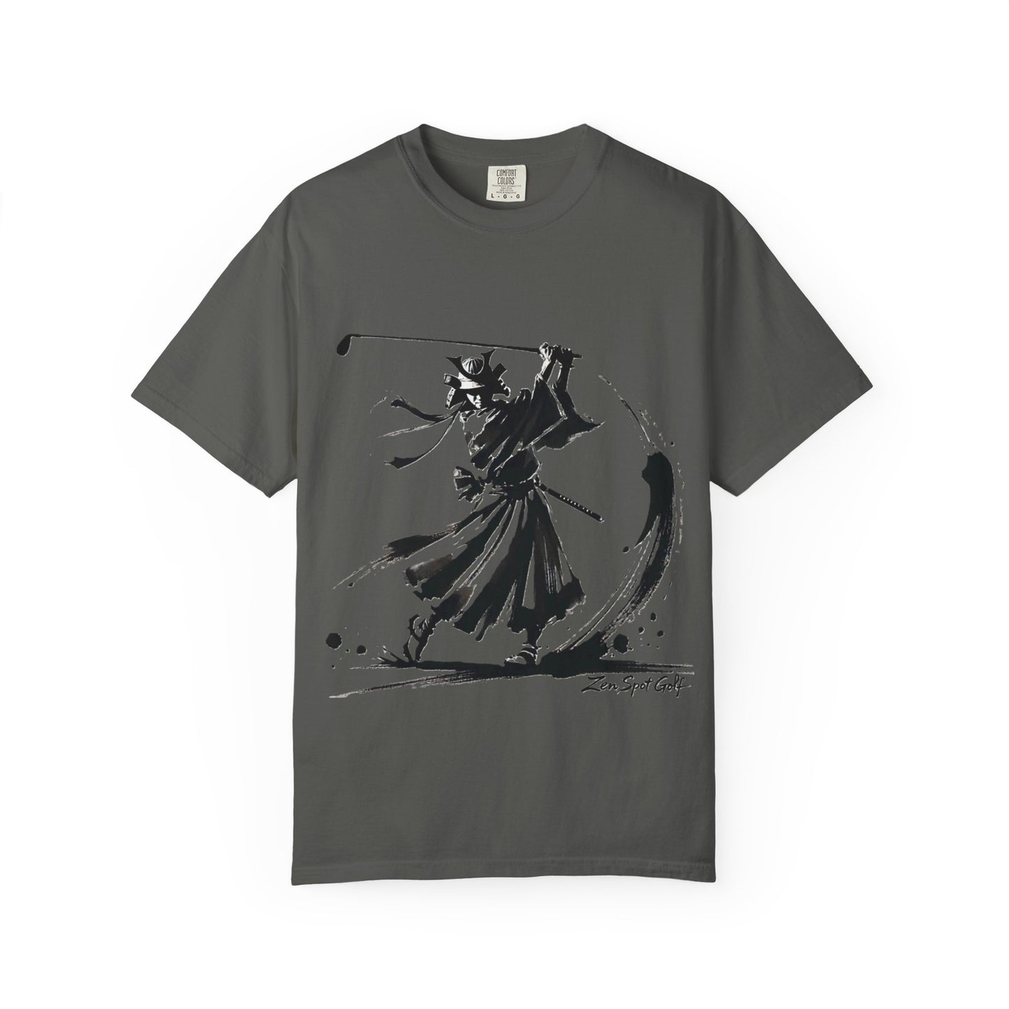 Zen Spot Golf Custom Samurai Brushstroke T-Shirt