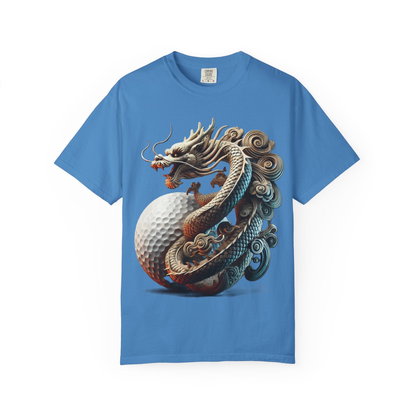 Zen Spot Customized Comfort Colors Dragon Golf Ball T-Shirt — Zen Spot Graphic Tee