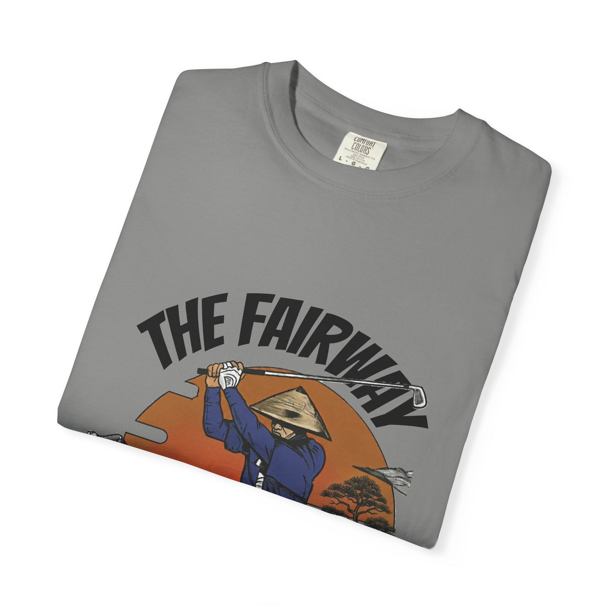 Golf Samurai T‑Shirt — “The Fairway Is My Dojo” Vintage Golf Tee