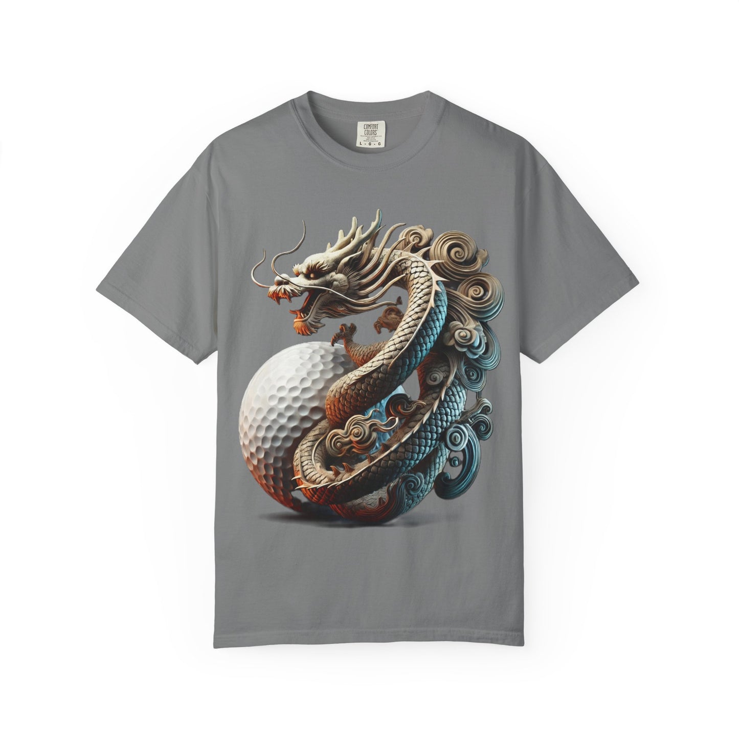 Zen Spot Customized Comfort Colors Dragon Golf Ball T-Shirt — Zen Spot Graphic Tee