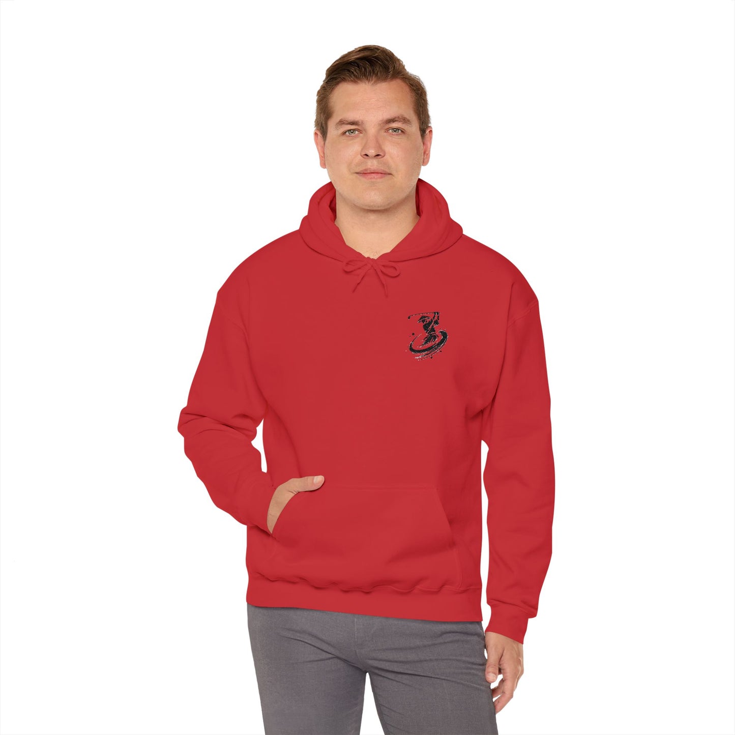 Brush Stroke Kendo Samurai Golf Swing Hoodie