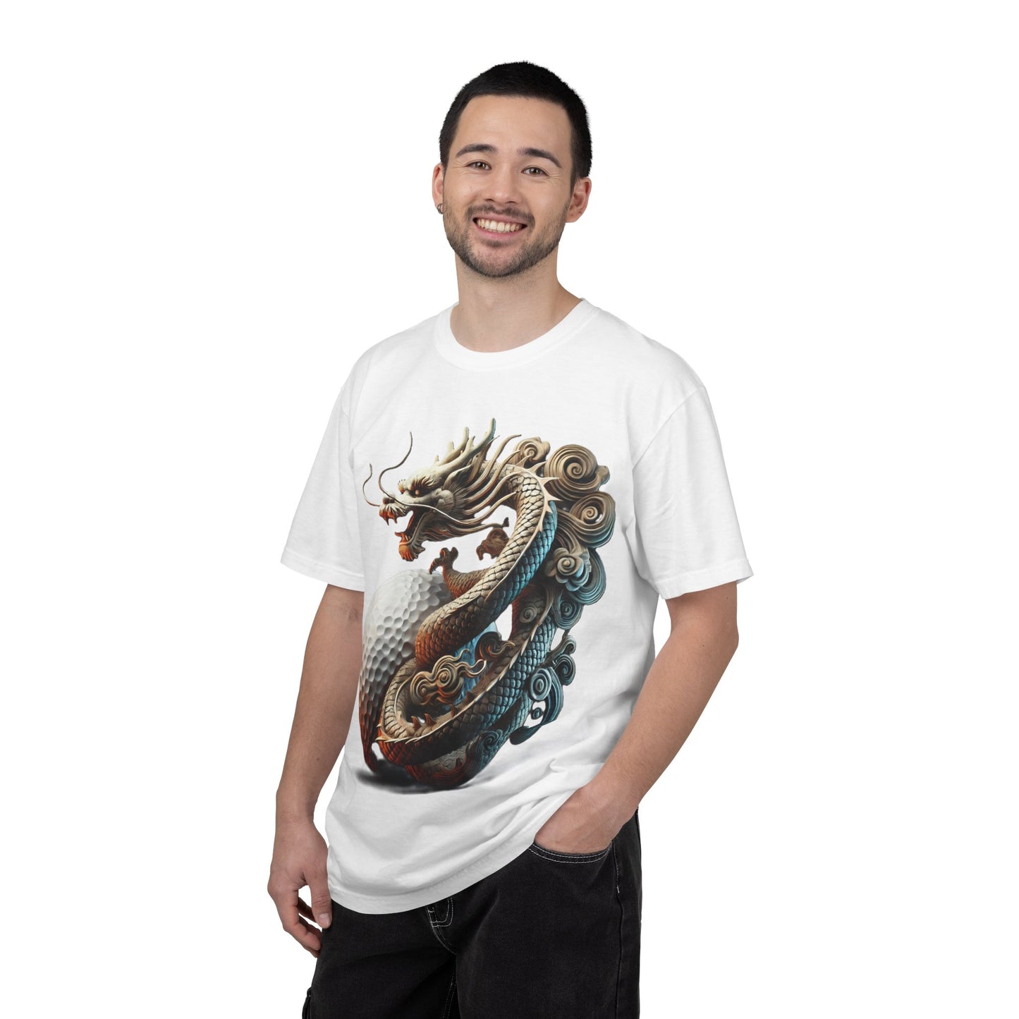 Zen Spot Customized Comfort Colors Dragon Golf Ball T-Shirt — Zen Spot Graphic Tee