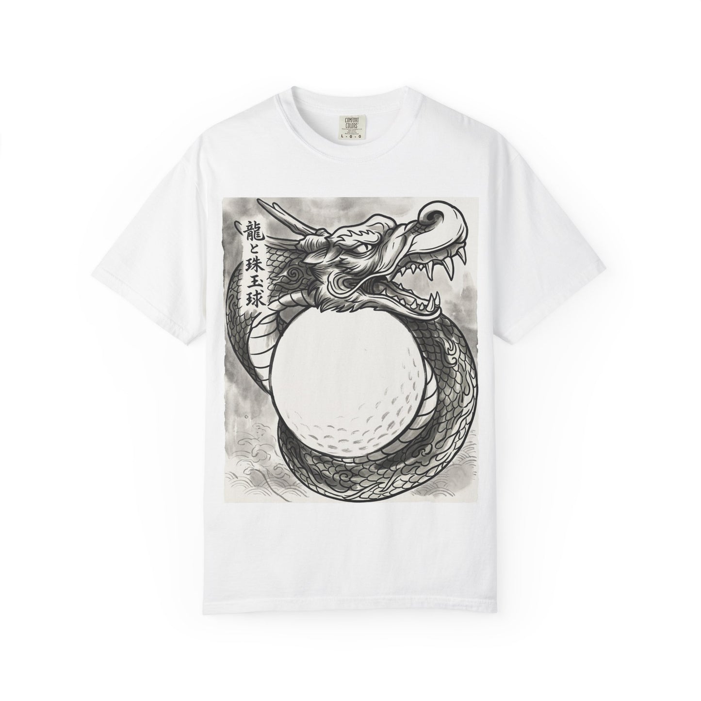 Dragon Golf Ball T-Shirt — Japanese Ink Dragon Golf Tee