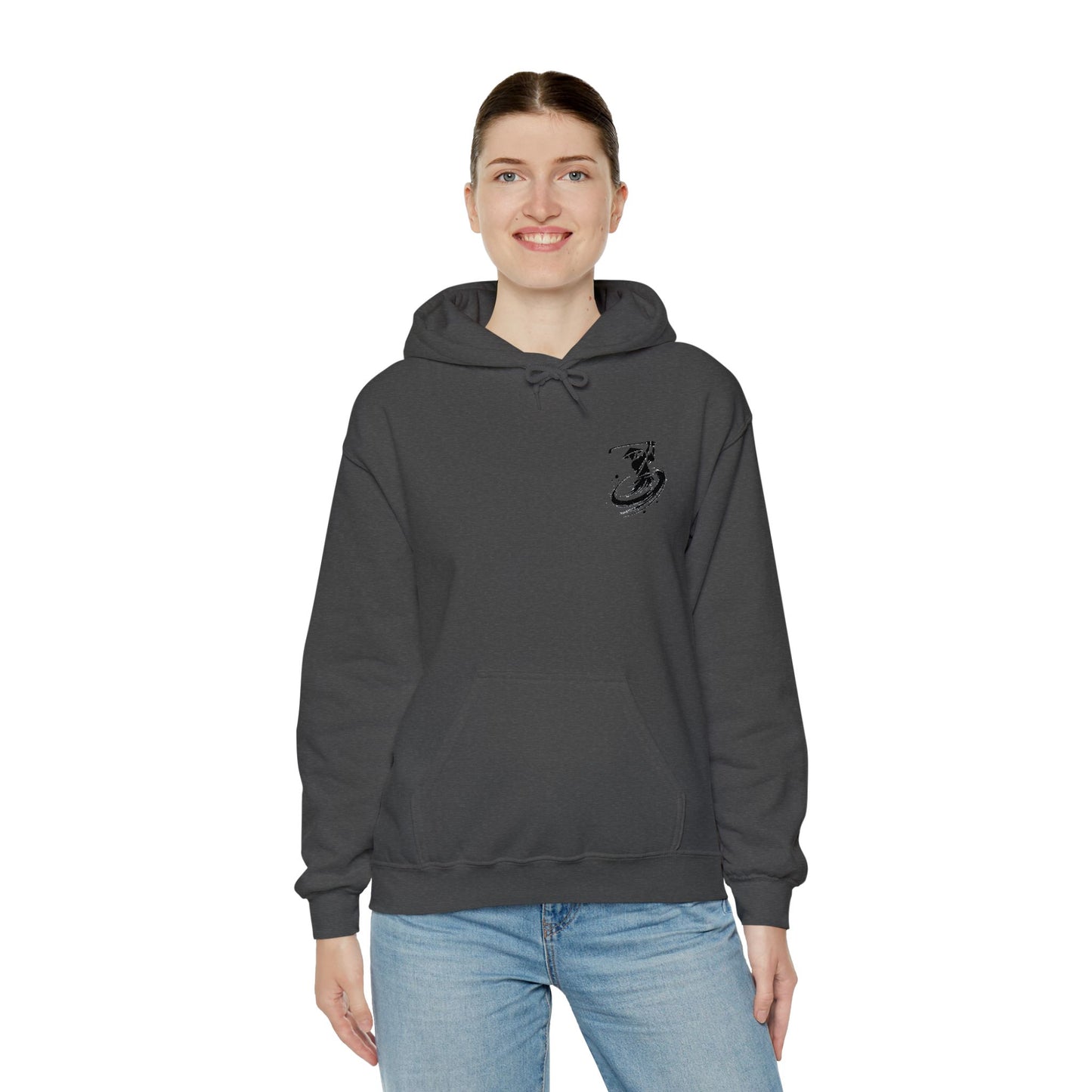 Brush Stroke Kendo Samurai Golf Swing Hoodie