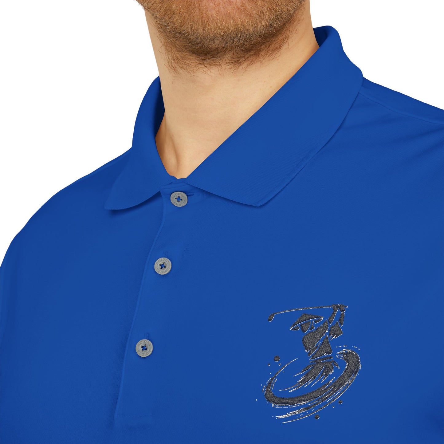 Zen Spot Golf Custom Polo Zanshin Samurai Golfer