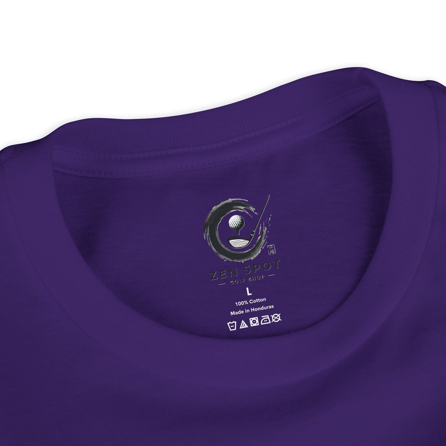 Zen Spot Golf Custom Samurai Golfer Sunset Graphic Youth T-Shirt