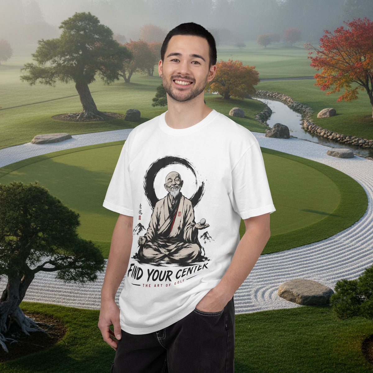 Find Your Center T-Shirt — Zen Meditation Graphic Tee