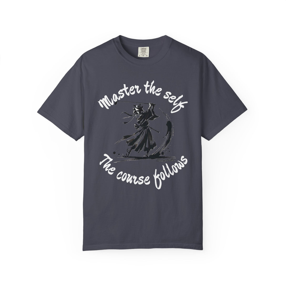Master the Self T-Shirt — "Master the self, The course follows" Golf Graphic Tee