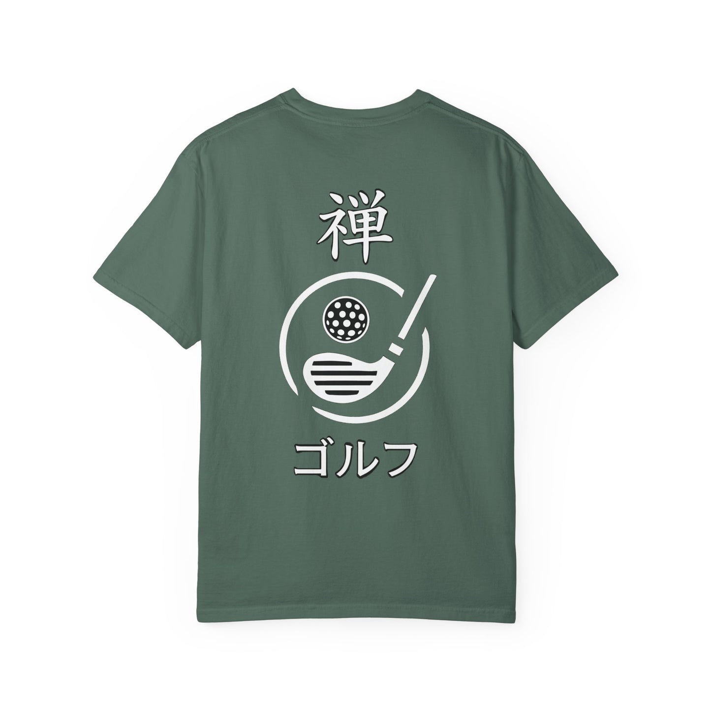 Zen Spot Golf Custom Japanese Kanji "Zen Golf" Graphic T‑Shirt
