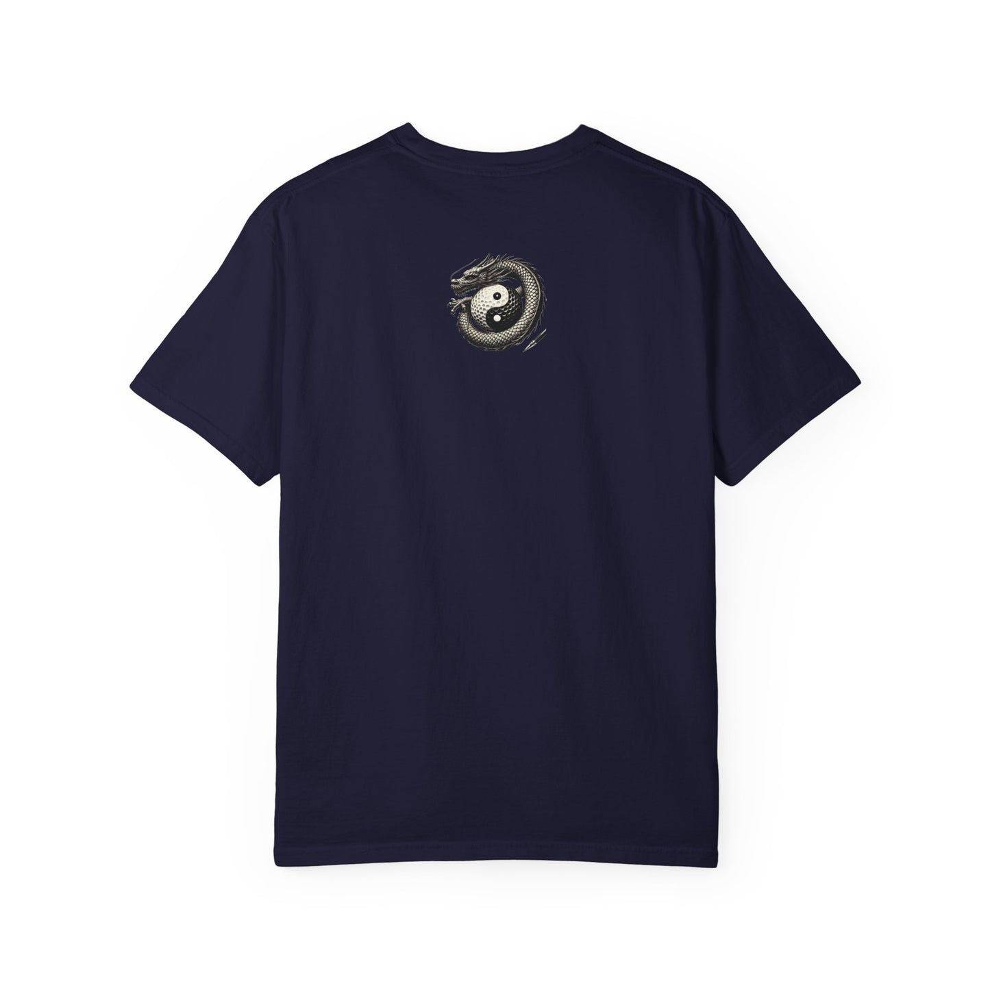 Zen Spot Golf Custom Yin Yang Dragon Golf Ball Graphic T-Shirt