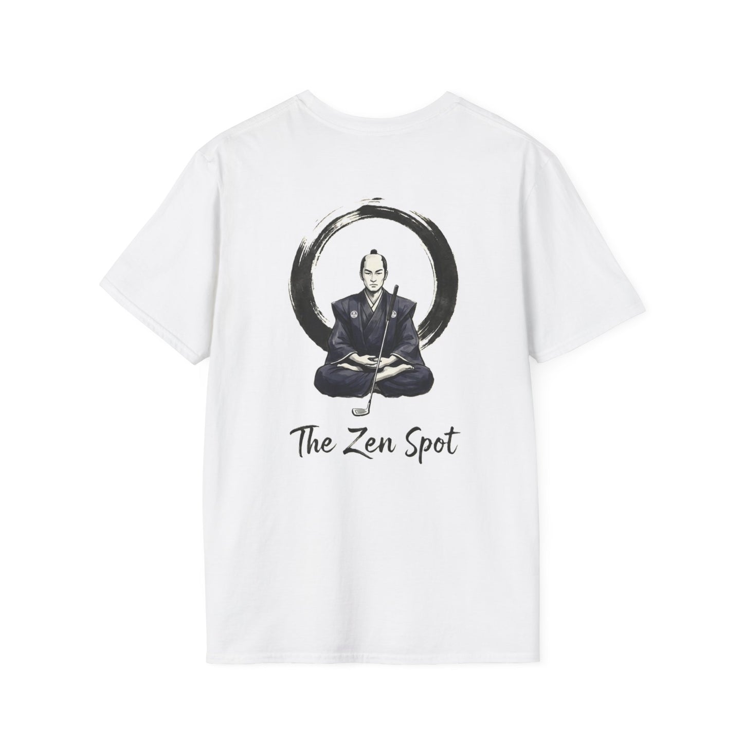 Zen Spot Golf Custom Gildan Zen Samurai Meditation Tee | The Zen Spot graphic t-shirt