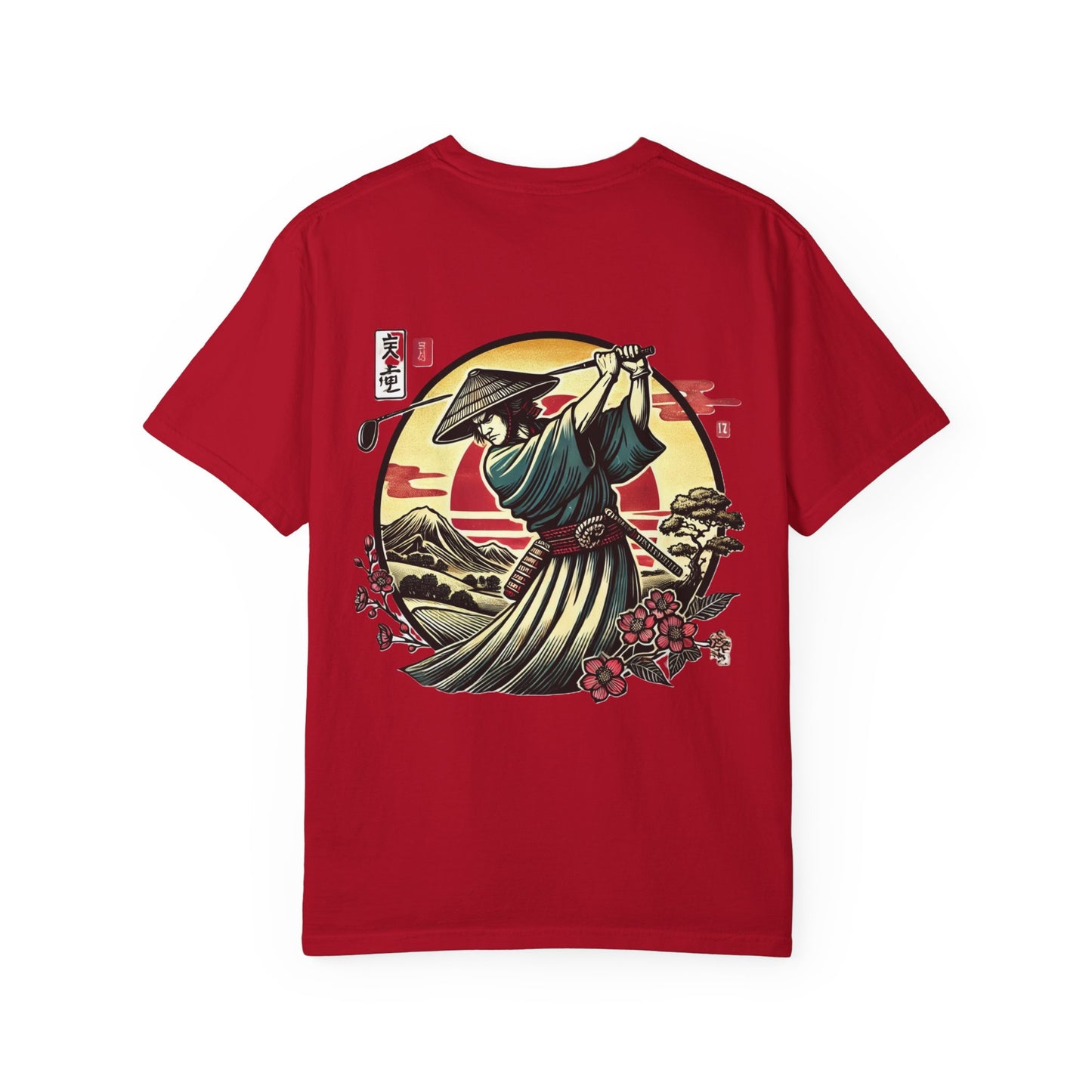 Samurai Sunset T-Shirt — Japanese Warrior Graphic Tee