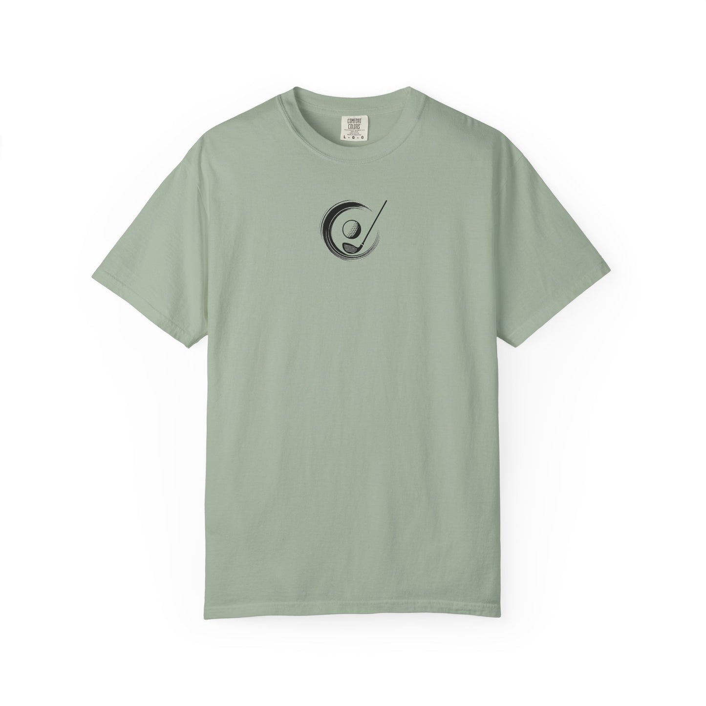 Zen Spot Golf Custom Monk Golfer Oil Painting Art Graphic T-Shirt