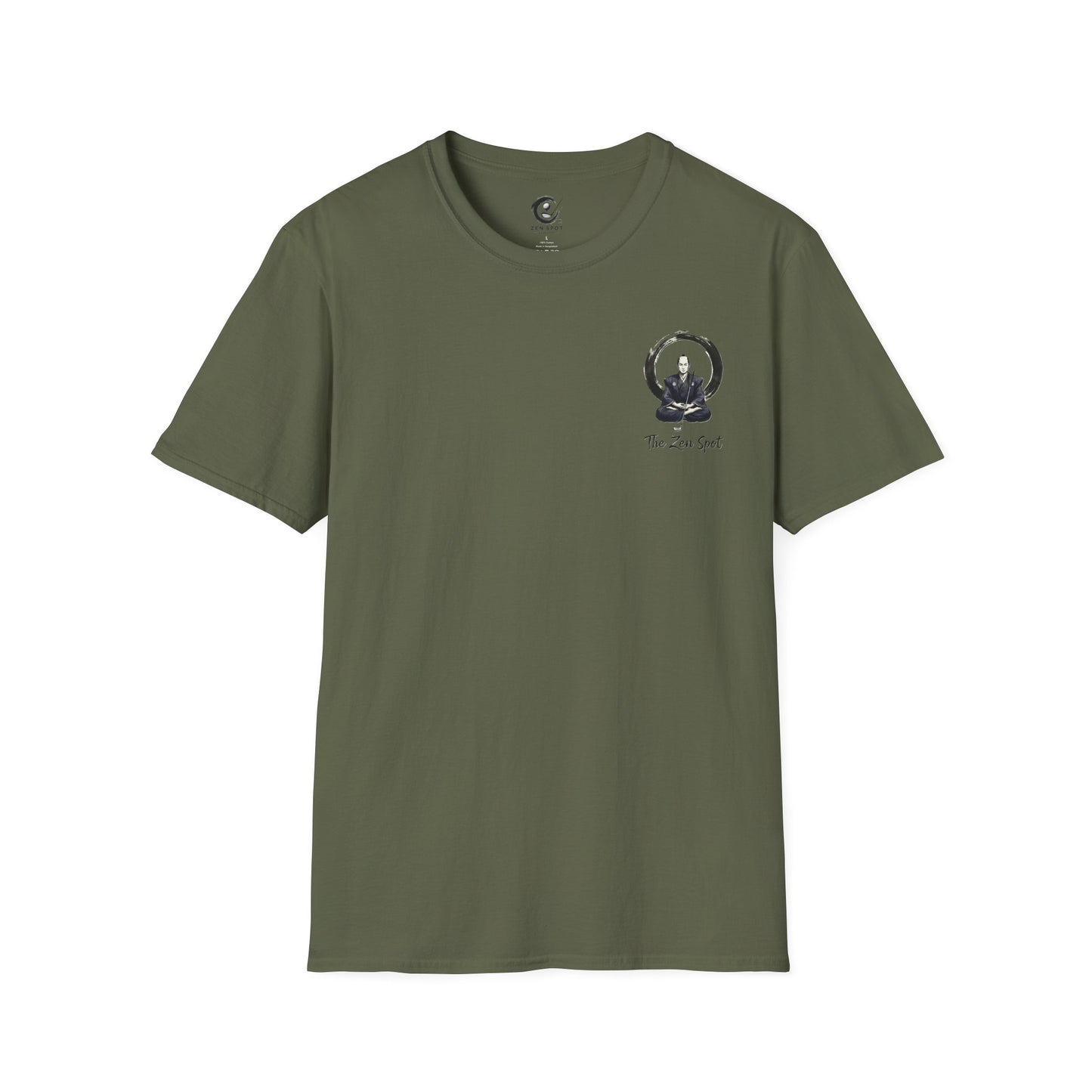Zen Spot Golf Custom Gildan Zen Samurai Meditation Tee | The Zen Spot graphic t-shirt