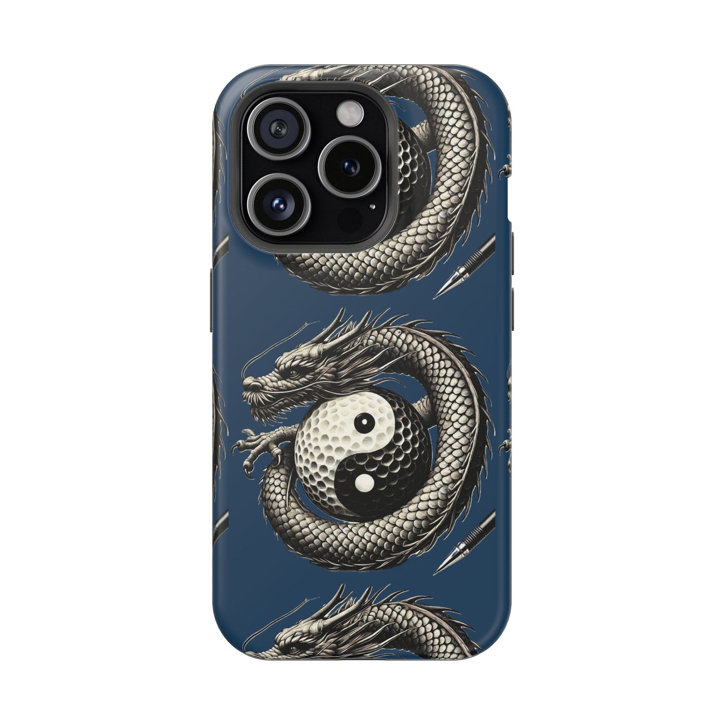 Zen Spot Customized Dragon Yin Yang Phone Case — Magnetic Impact-Resistant Armor