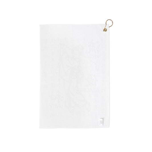 Japanese Geisha Golf Towel — 'Flow, Grace, Unity' Printed Golfing Towel