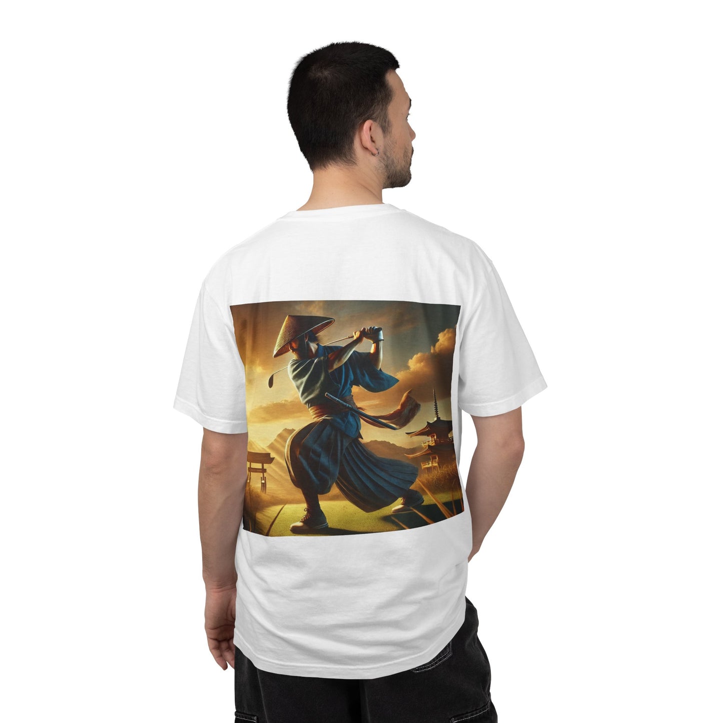 Samurai Sunset T-Shirt — Vintage Martial Arts Graphic Tee