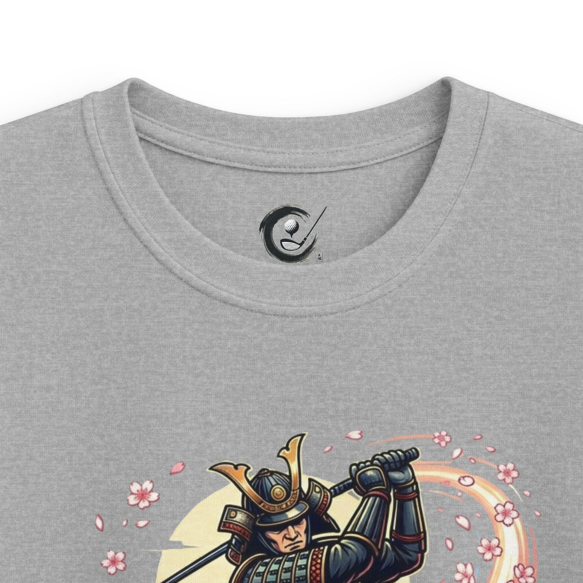 Samurai Golfer Blossom Swing Kids Graphic T‑Shirt