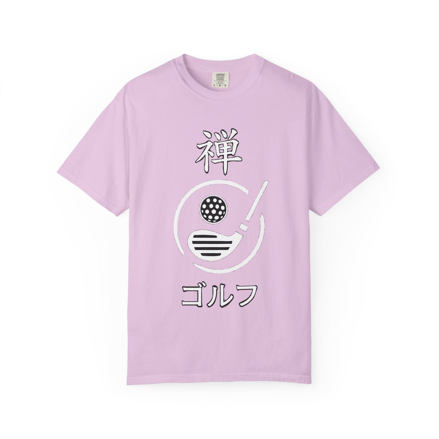 Zen Spot Golf Custom "Zen Golf" Minimal Japanese Kanji Graphic T-Shirt