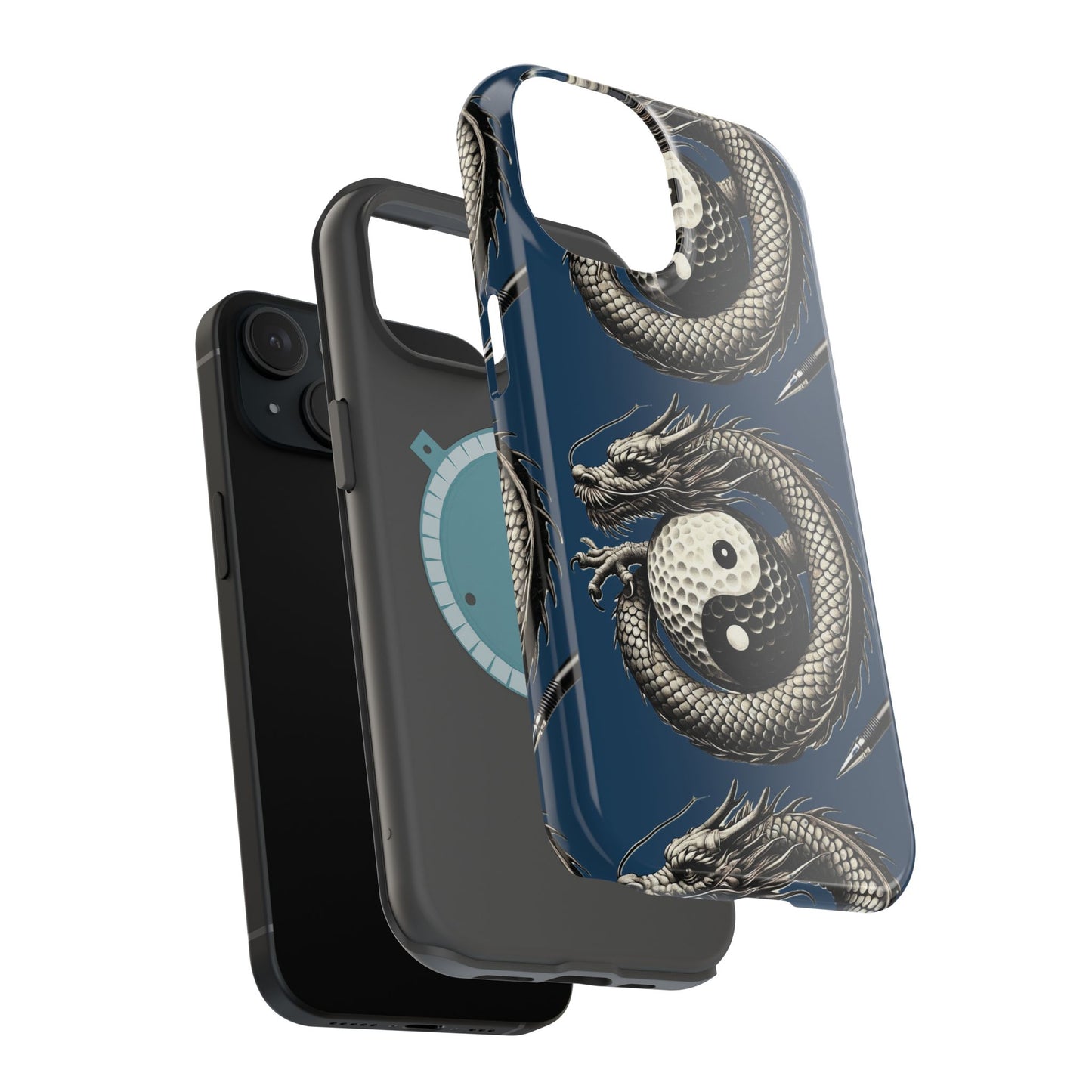 Zen Spot Customized Dragon Yin Yang Phone Case — Magnetic Impact-Resistant Armor