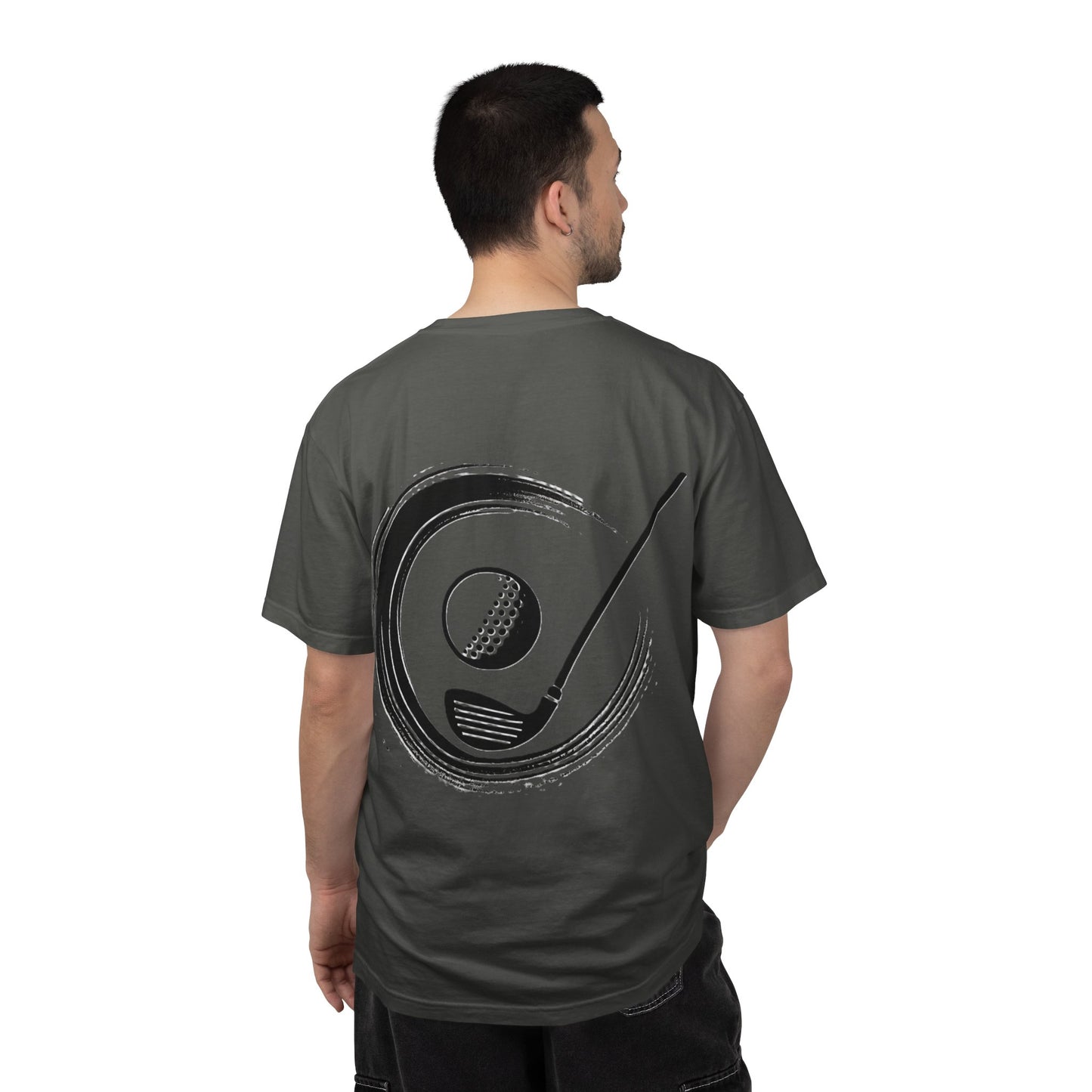 Zen Spot Golf Custom Golf Brush Stroke Graphic T-Shirt