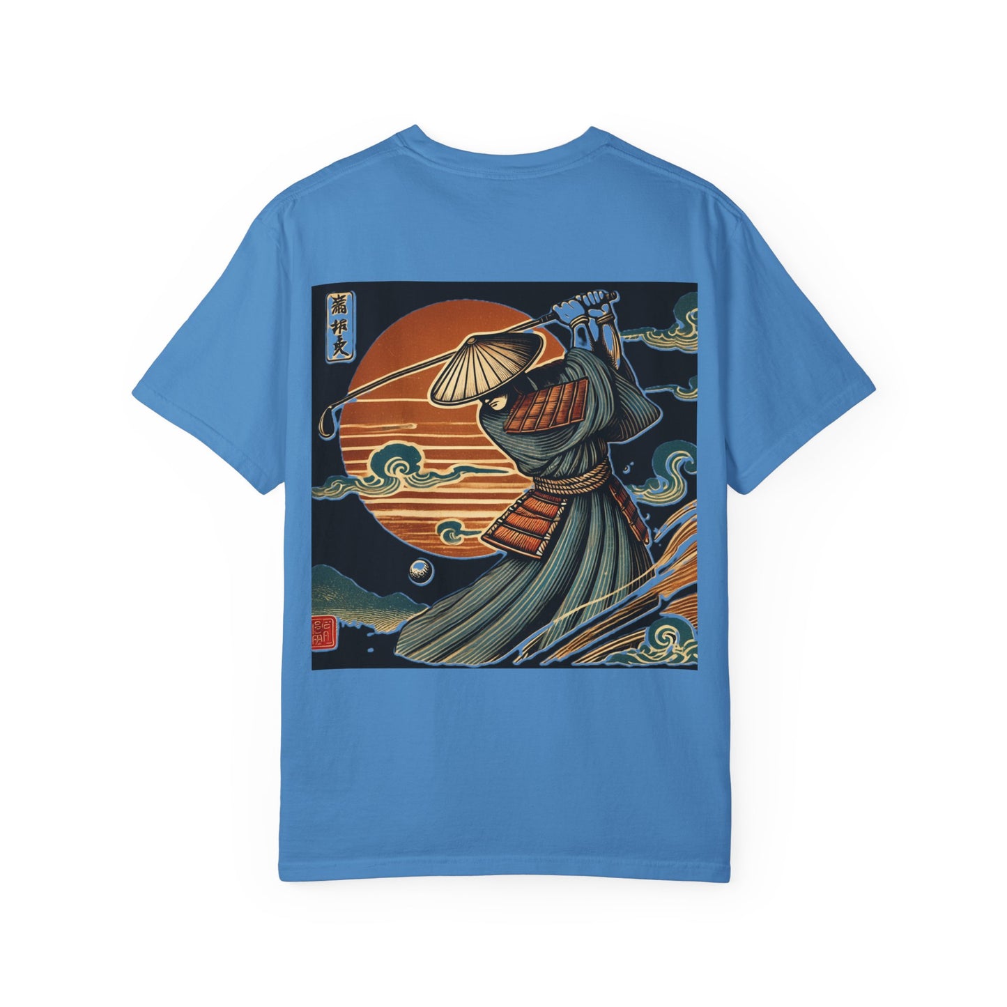 Samurai Sunset T-Shirt — Vintage Japanese Warrior Graphic Tee