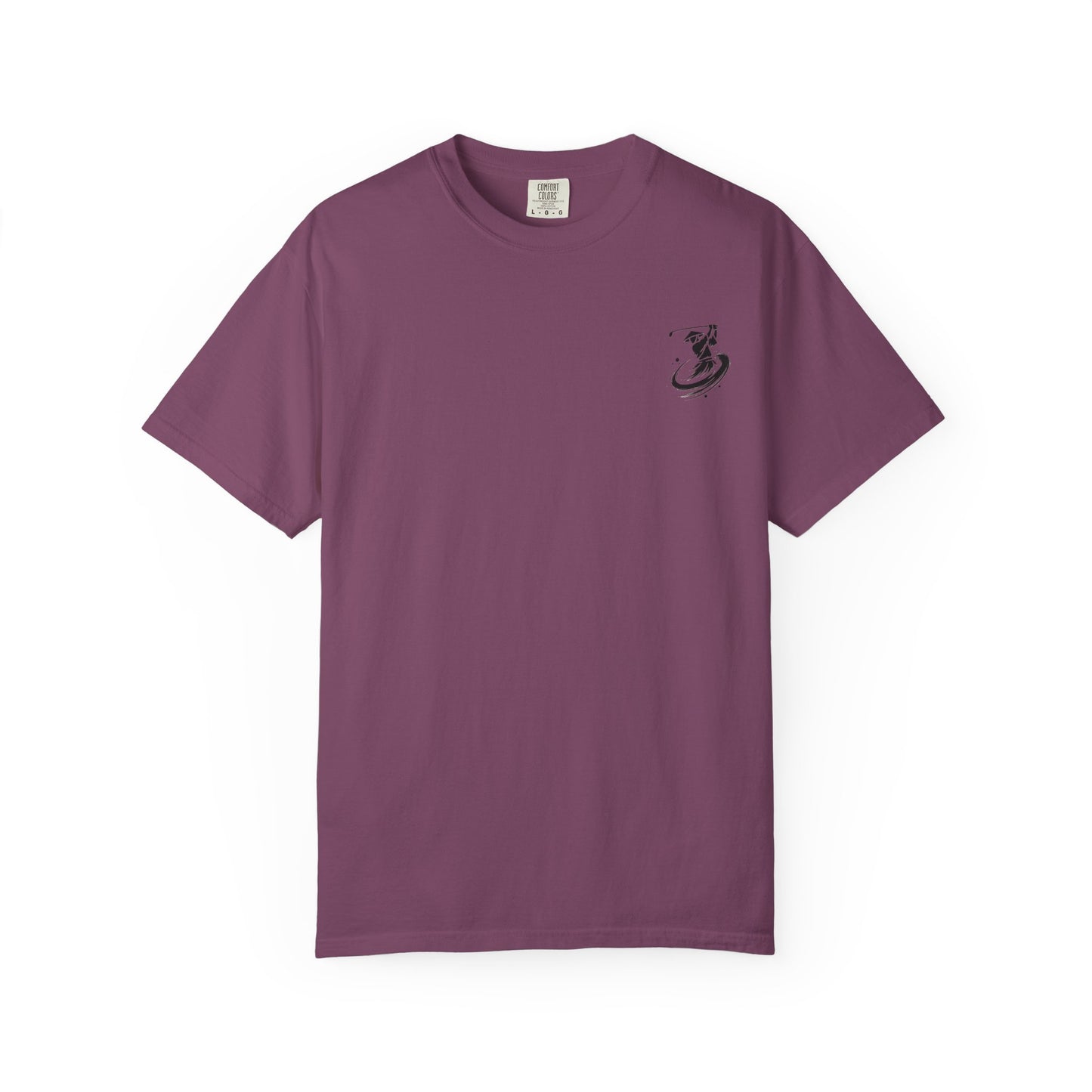 Zen Spot Golf Custom Ink Brush Golfer Swing Graphic T‑Shirt