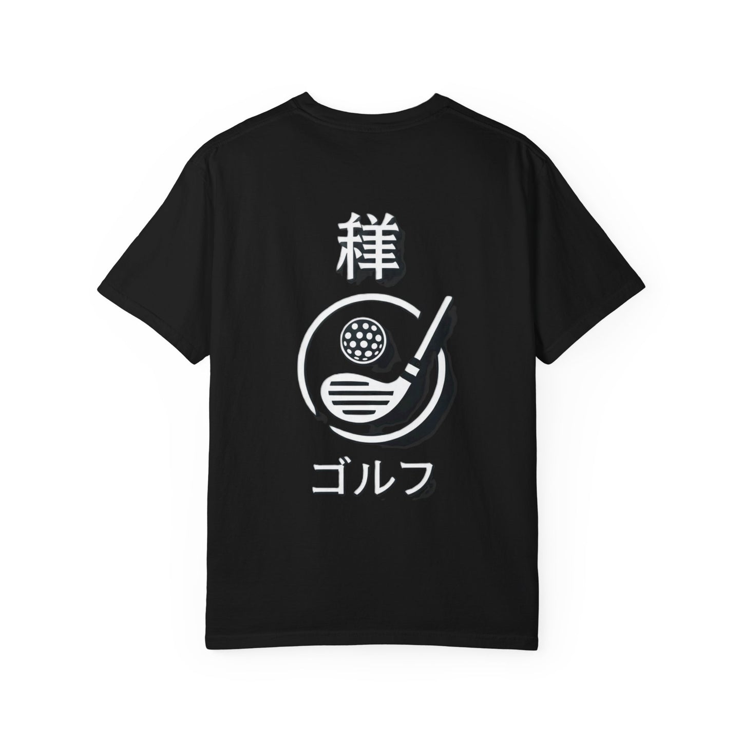Zen Spot Golf Kanji Graphic T‑Shirt — Japanese Style Golf Club Tee