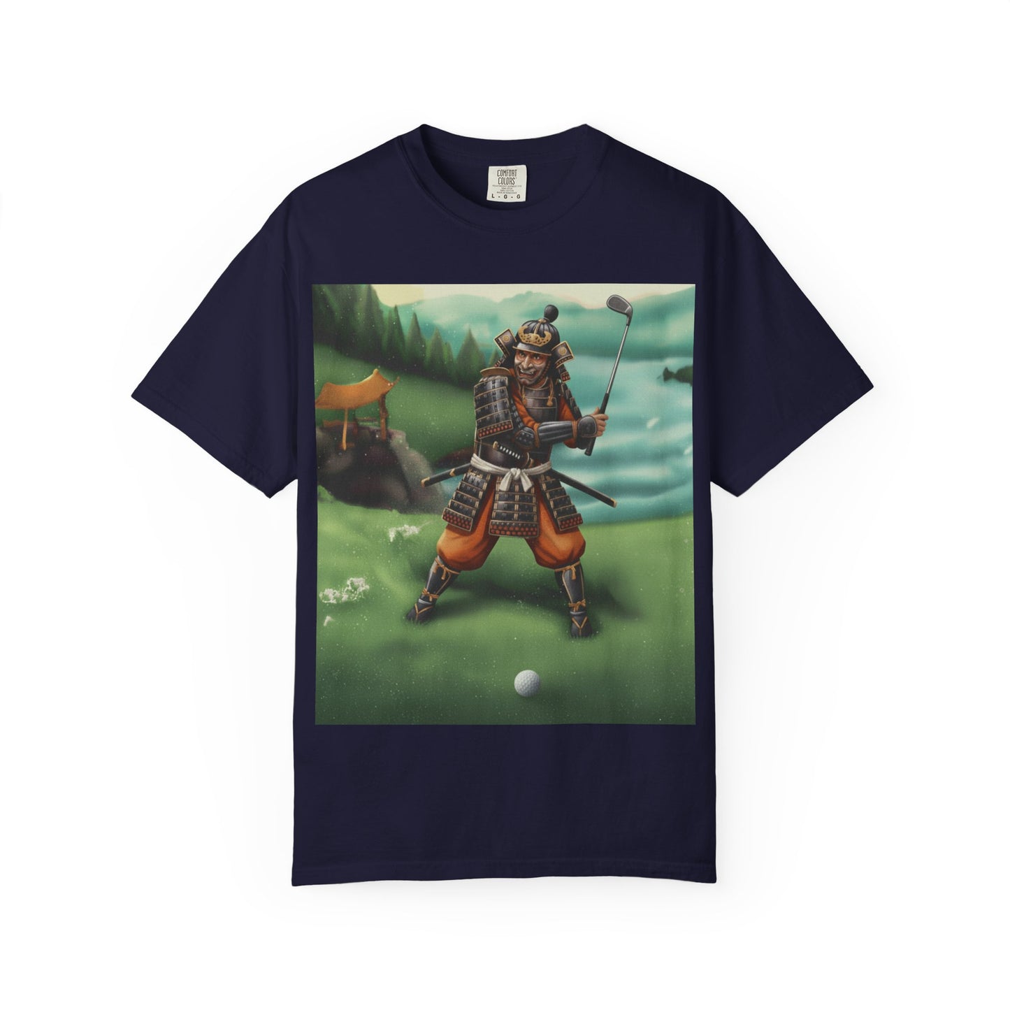 Zen Spot Golf Custom Samurai Golfer T-Shirt