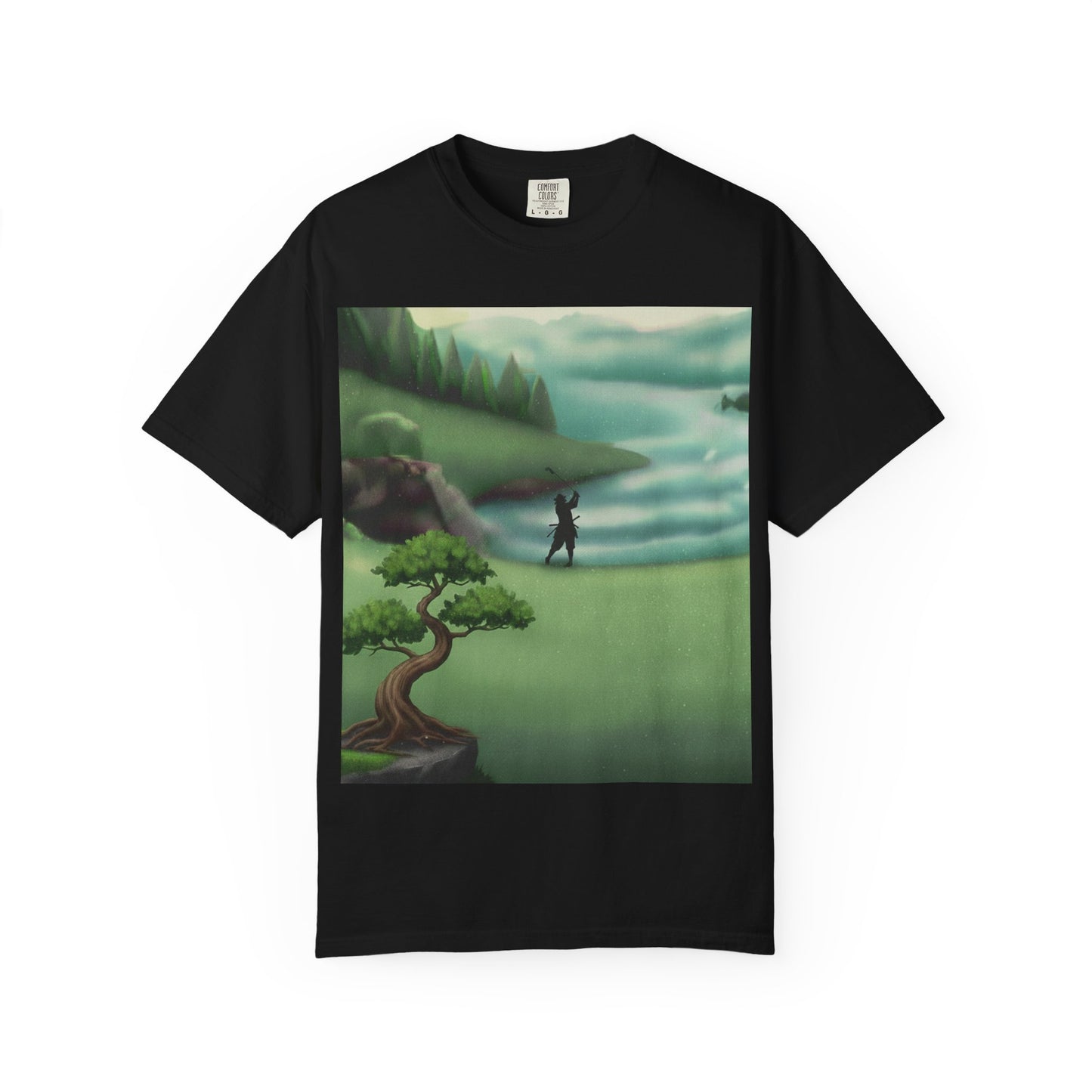 Zen Spot Golf Custom Golf Course Landscape T‑Shirt