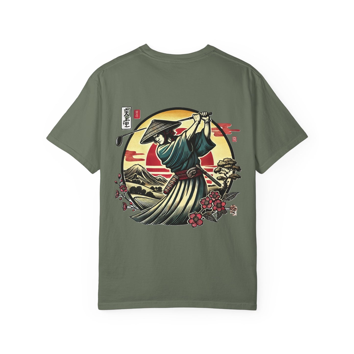 Samurai Sunset T-Shirt — Japanese Warrior Graphic Tee