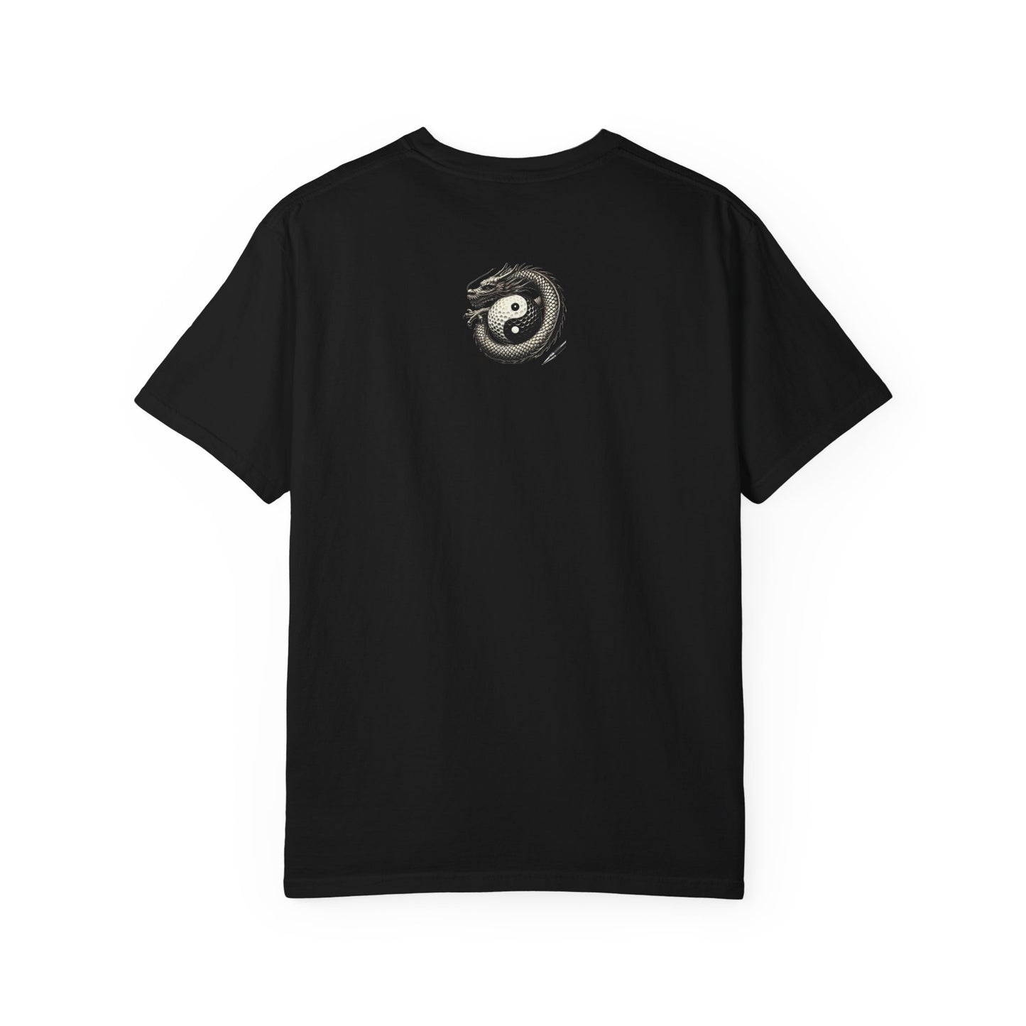 Zen Spot Golf Custom Yin Yang Dragon Golf Ball Graphic T-Shirt
