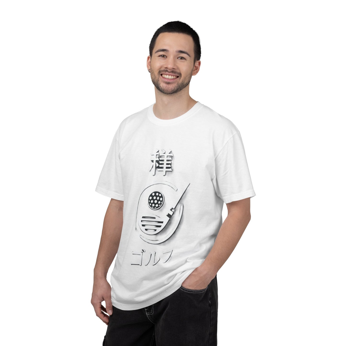 Zen Spot Golf Kanji T-Shirt — Minimal Japanese Golf Graphic Tee